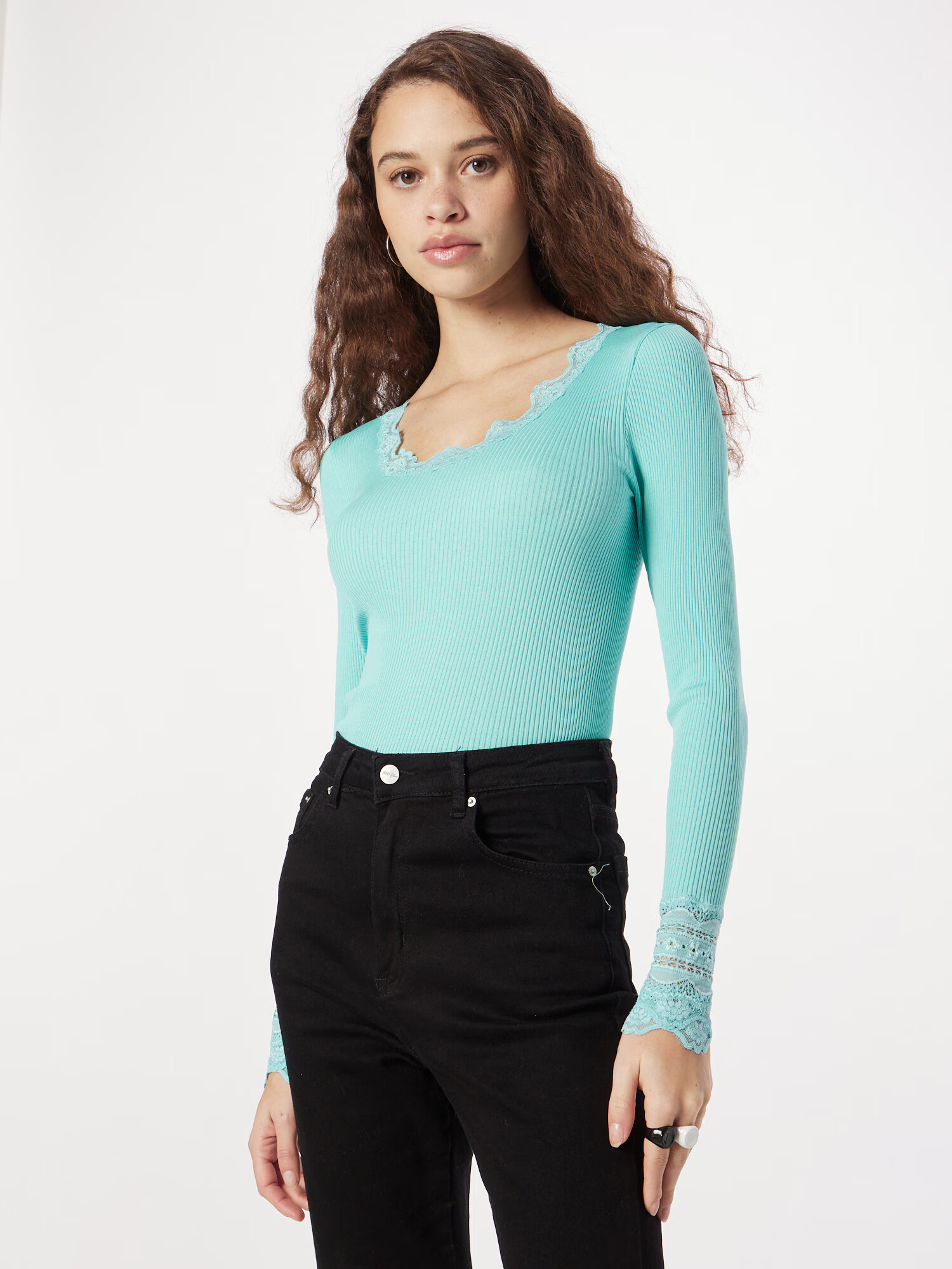 rosemunde Tricou albastru aqua - Pled.ro