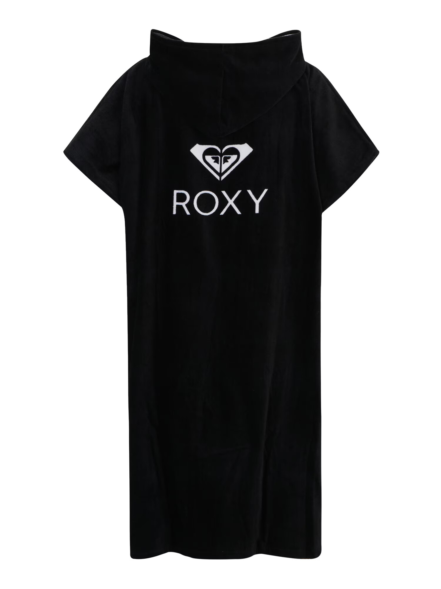 ROXY Halat de baie lung 'Sunny Joy' gri / negru - Pled.ro