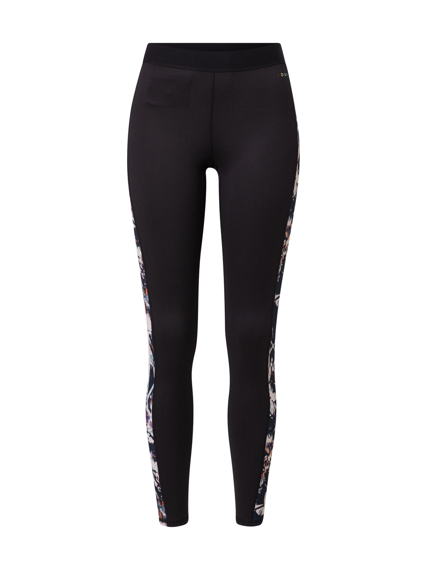 ROXY Pantaloni sport 'FROSTED SUNSET' albastru deschis / albastru închis / gri metalic / portocaliu / alb - Pled.ro