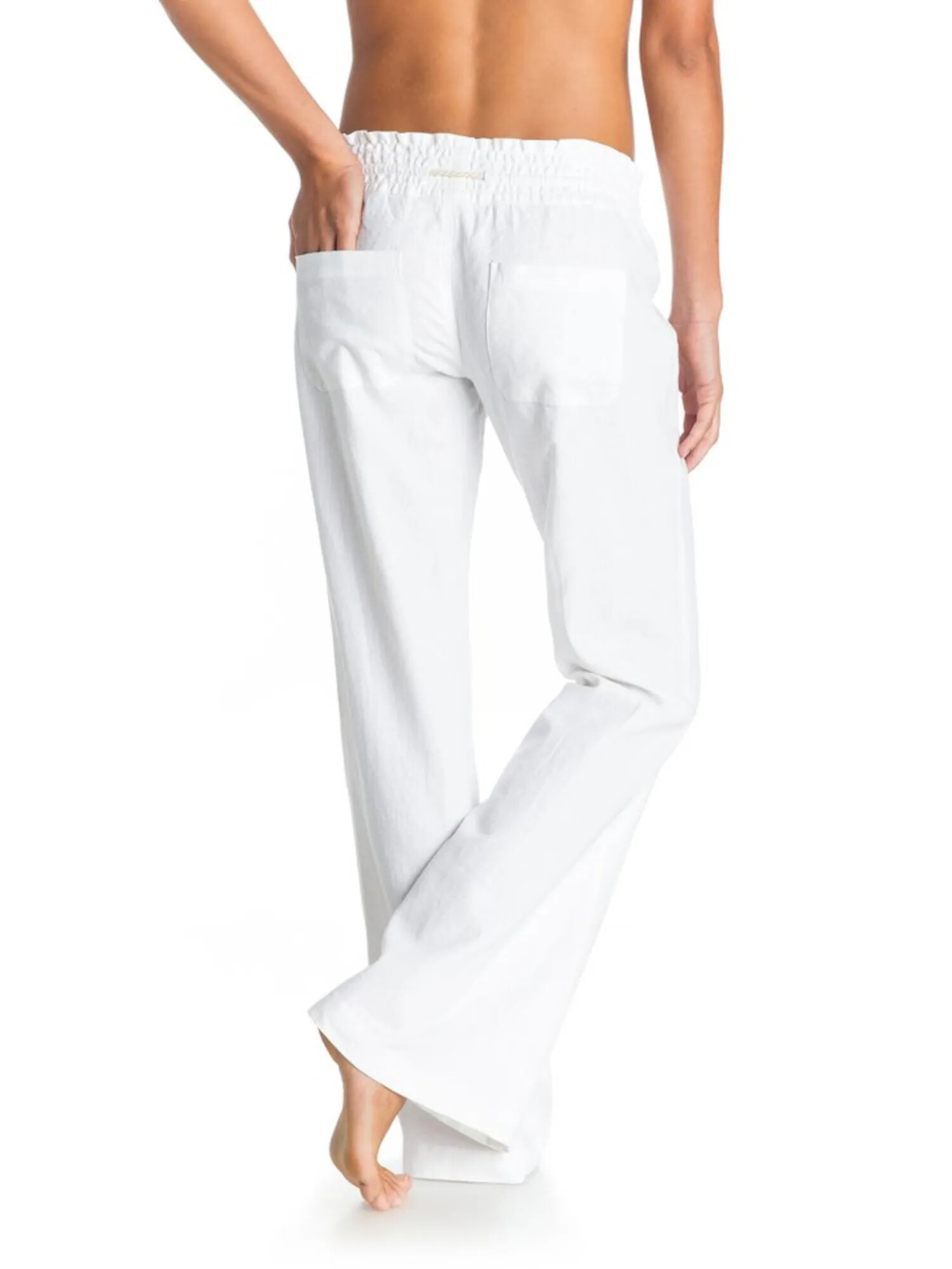 ROXY Pantaloni sport 'Oceanside' alb - Pled.ro