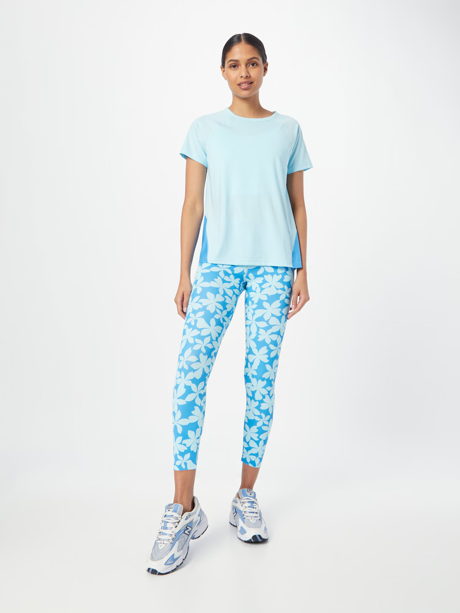 ROXY Pantaloni sport 'SEE THE GOOD' azuriu / alb - Pled.ro