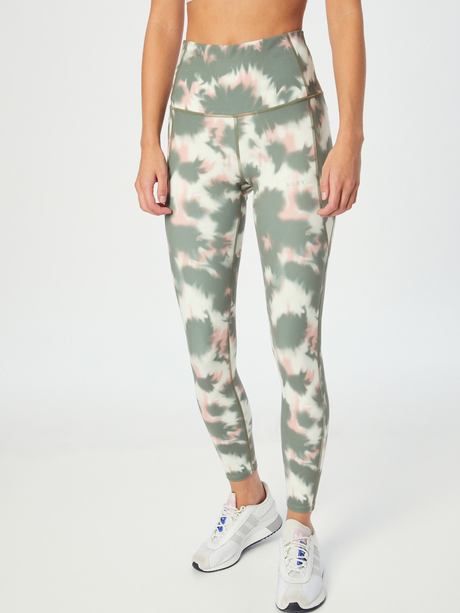 ROXY Pantaloni sport 'SUBLIME SUNSHINE' oliv / roz / alb - Pled.ro