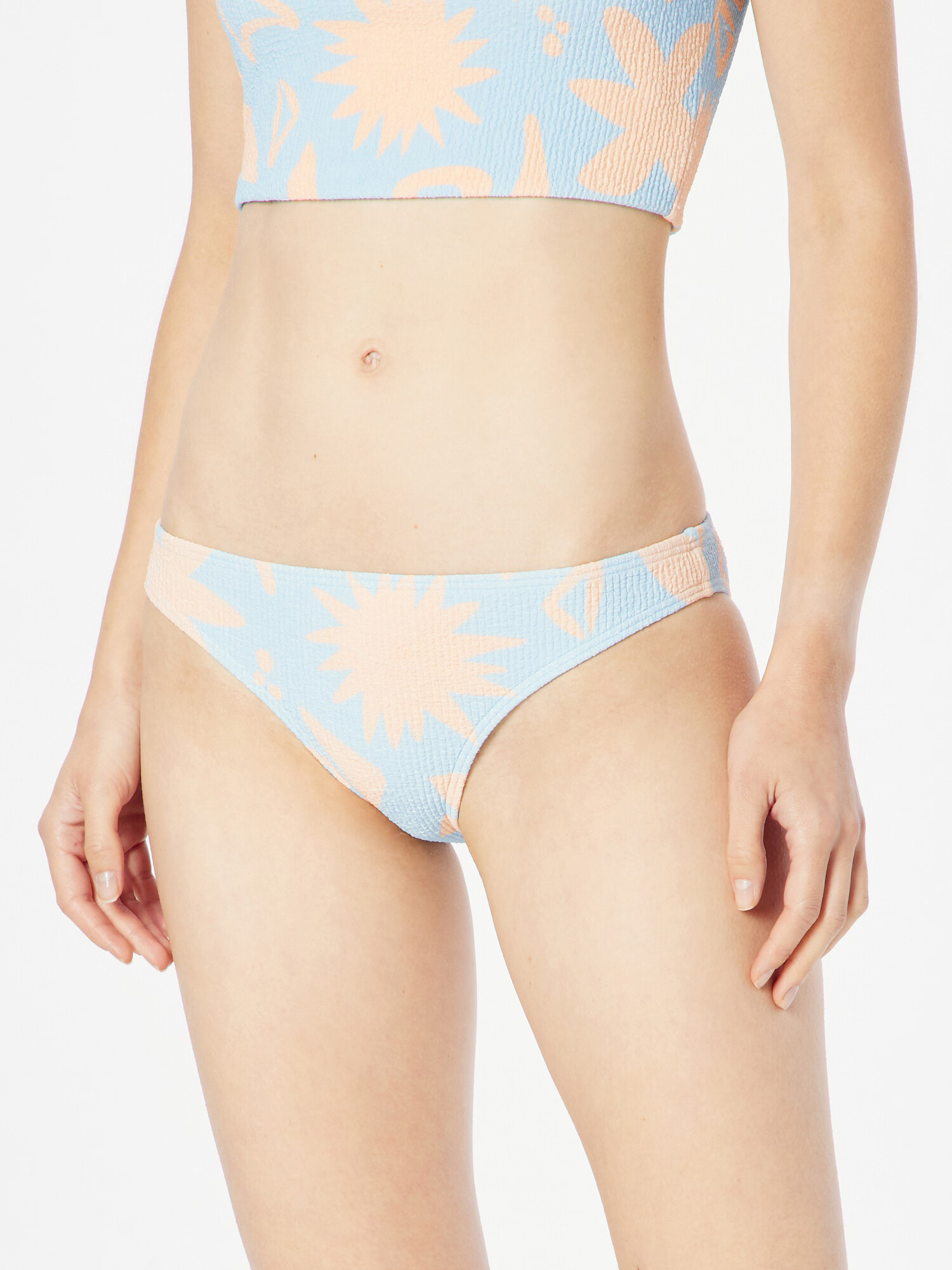 ROXY Slip costum de baie albastru deschis / portocaliu caisă - Pled.ro