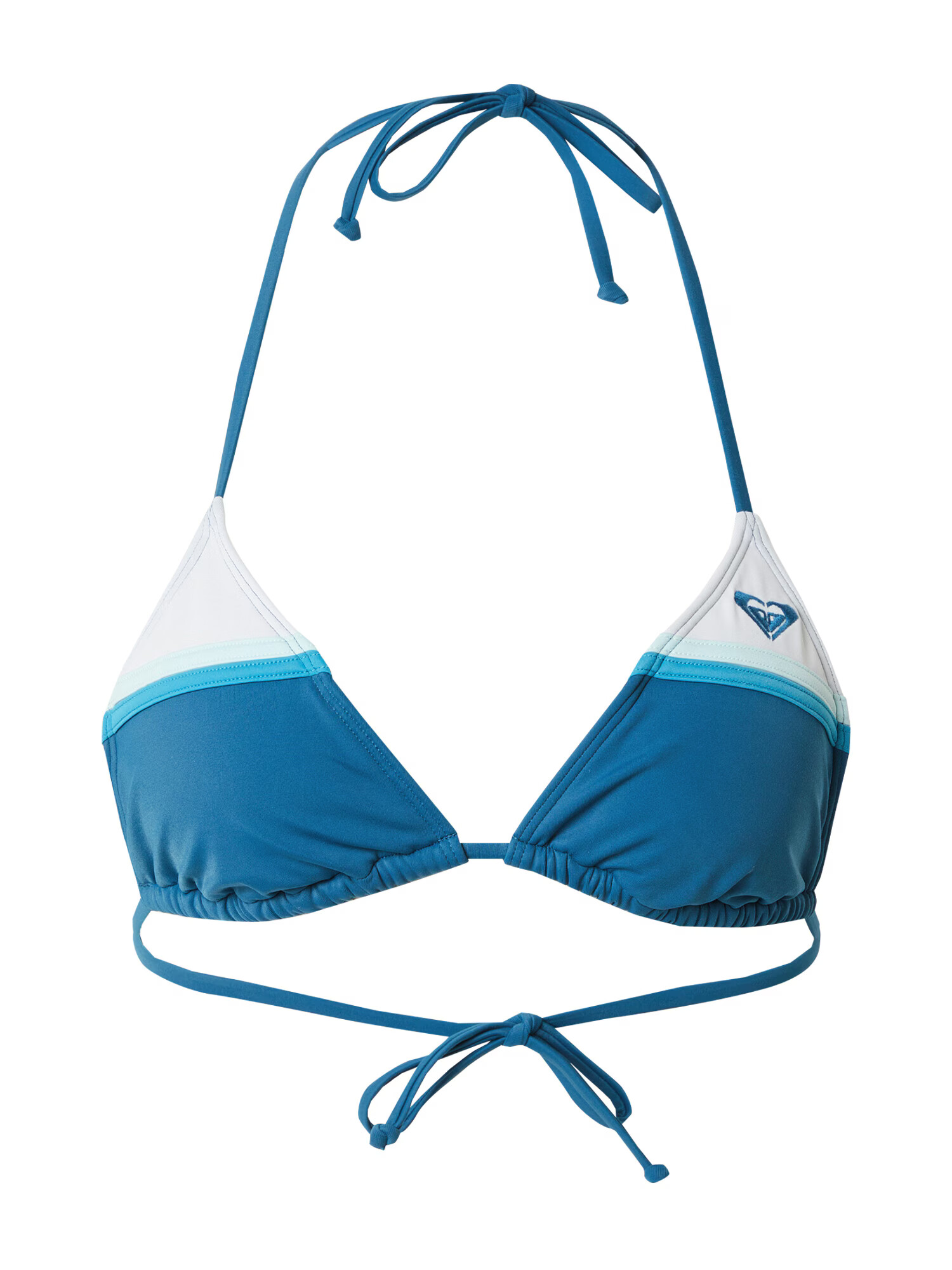 ROXY Sutien costum de baie albastru / albastru deschis / alb - Pled.ro