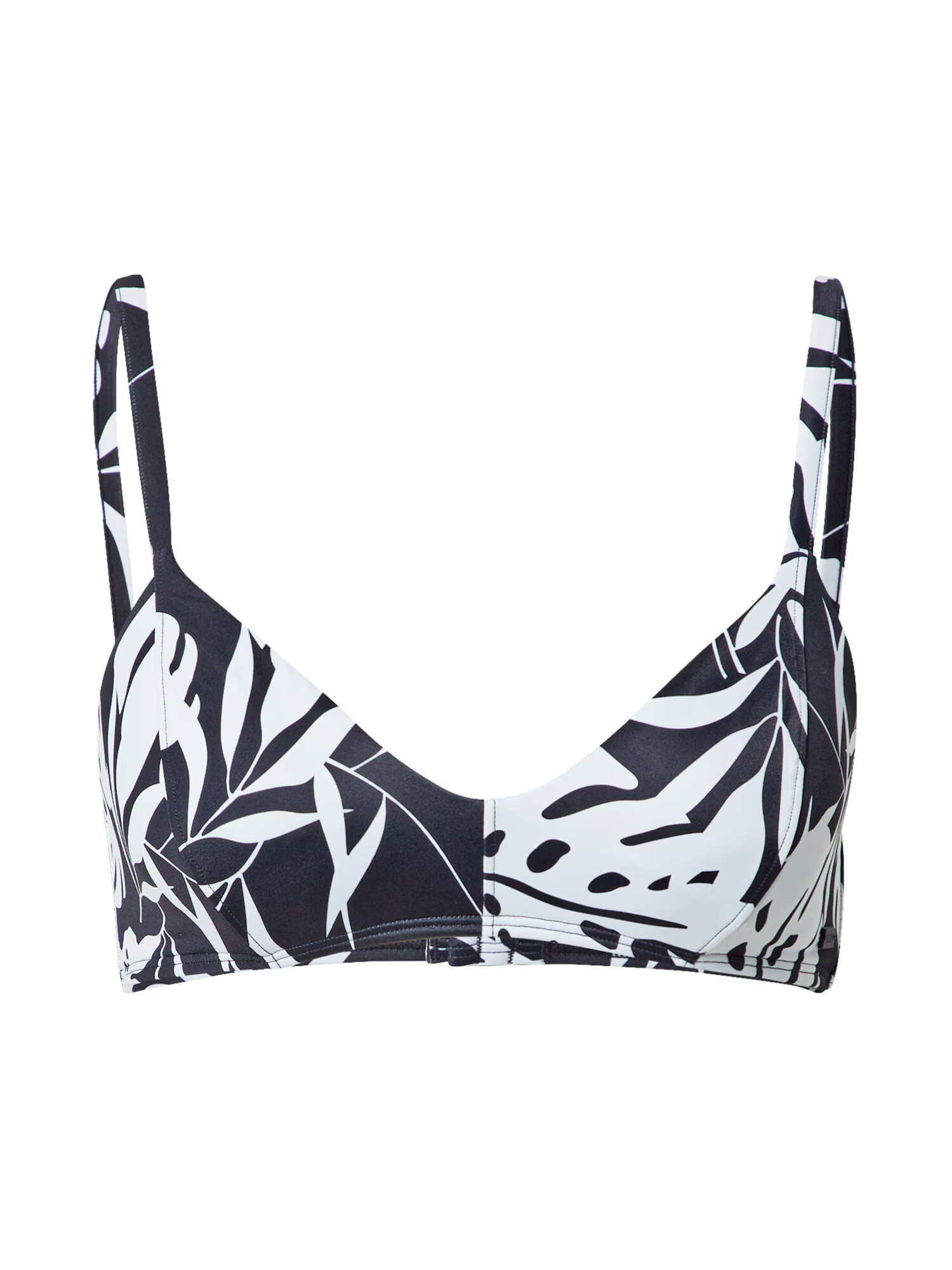 ROXY Sutien costum de baie 'LOVE THE PERFECT' gri metalic / alb - Pled.ro