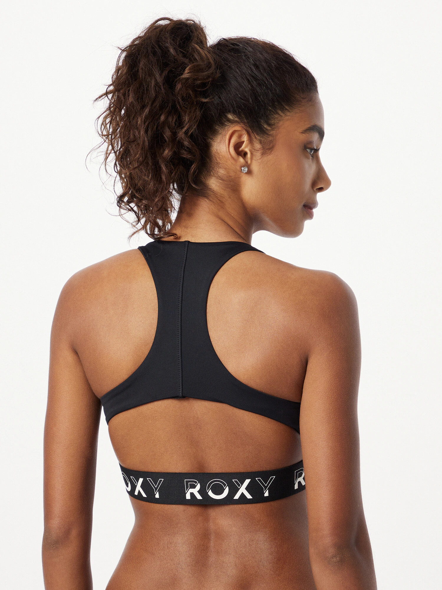 ROXY Sutien sport negru / alb - Pled.ro