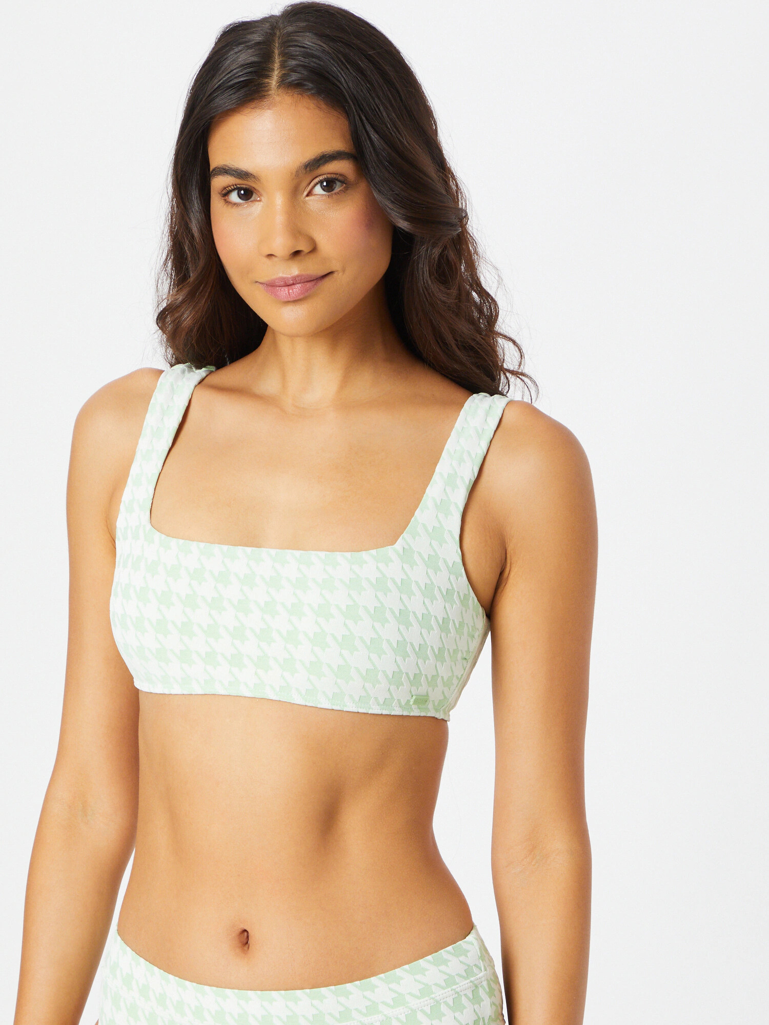 ROXY Sutien verde pastel / alb - Pled.ro