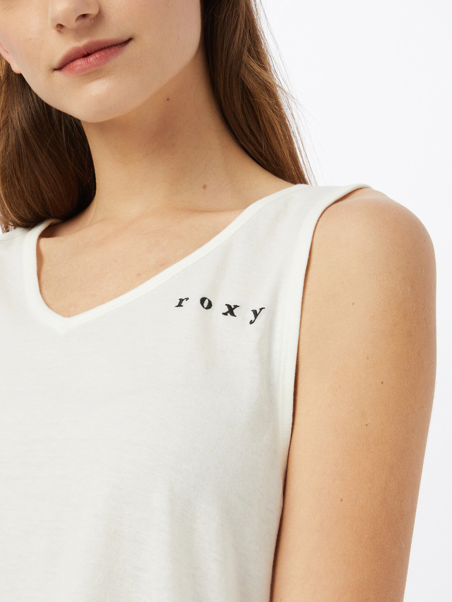 ROXY Top 'NEED A WAVE' negru / alb - Pled.ro