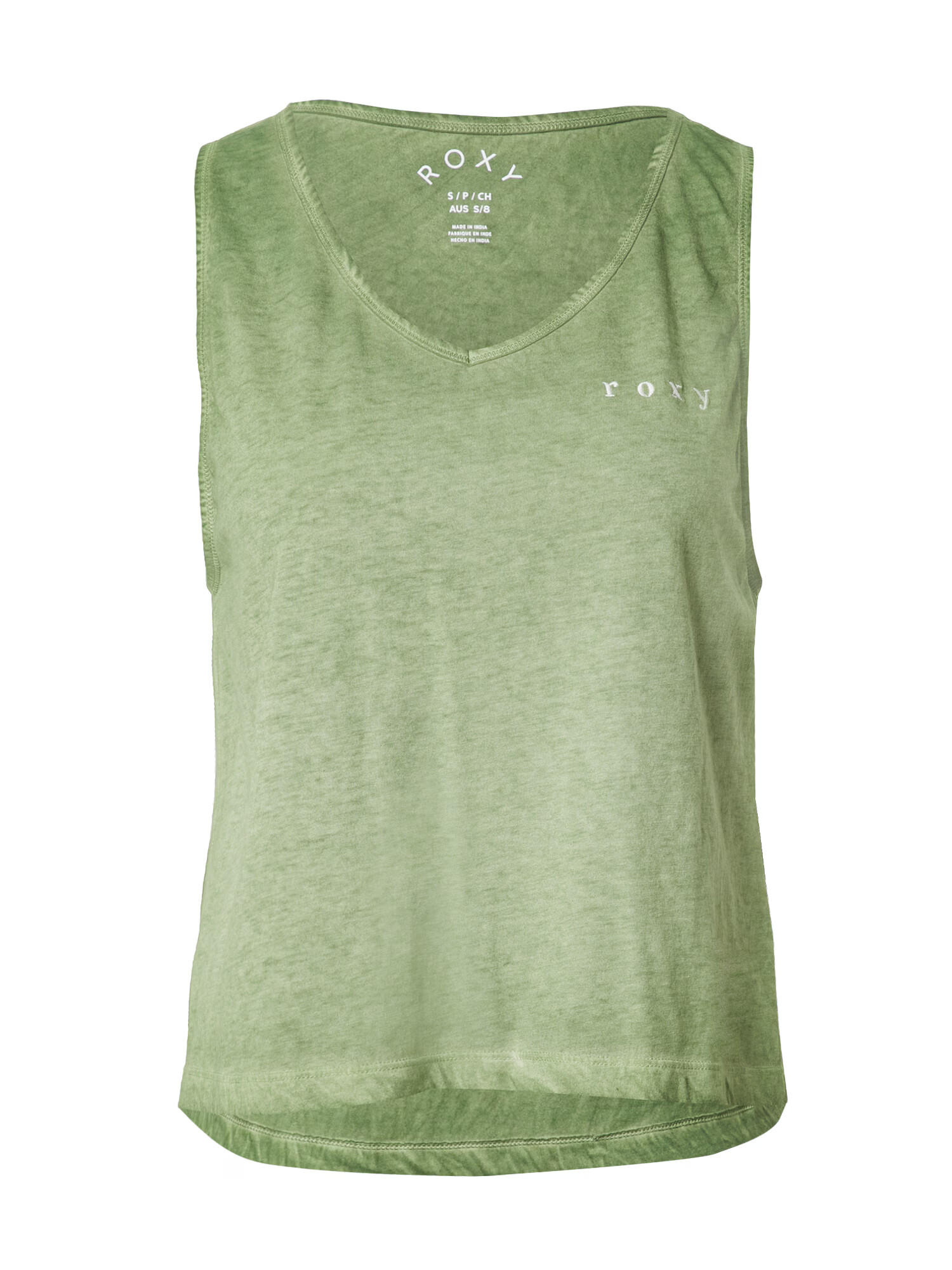 ROXY Top 'NEED A WAVE' verde / alb - Pled.ro