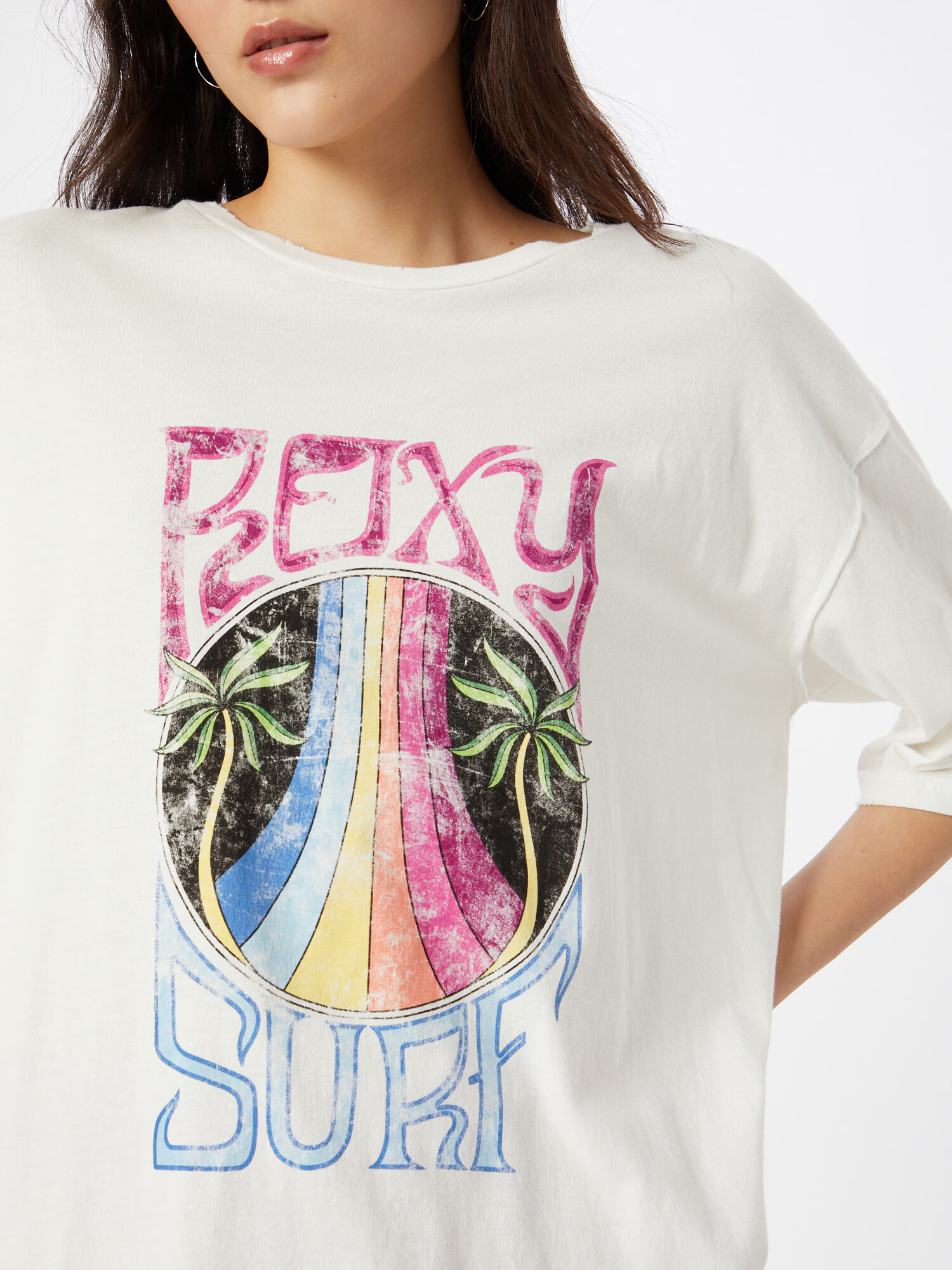 ROXY Tricou 'Come To The Beach' mai multe culori / alb - Pled.ro