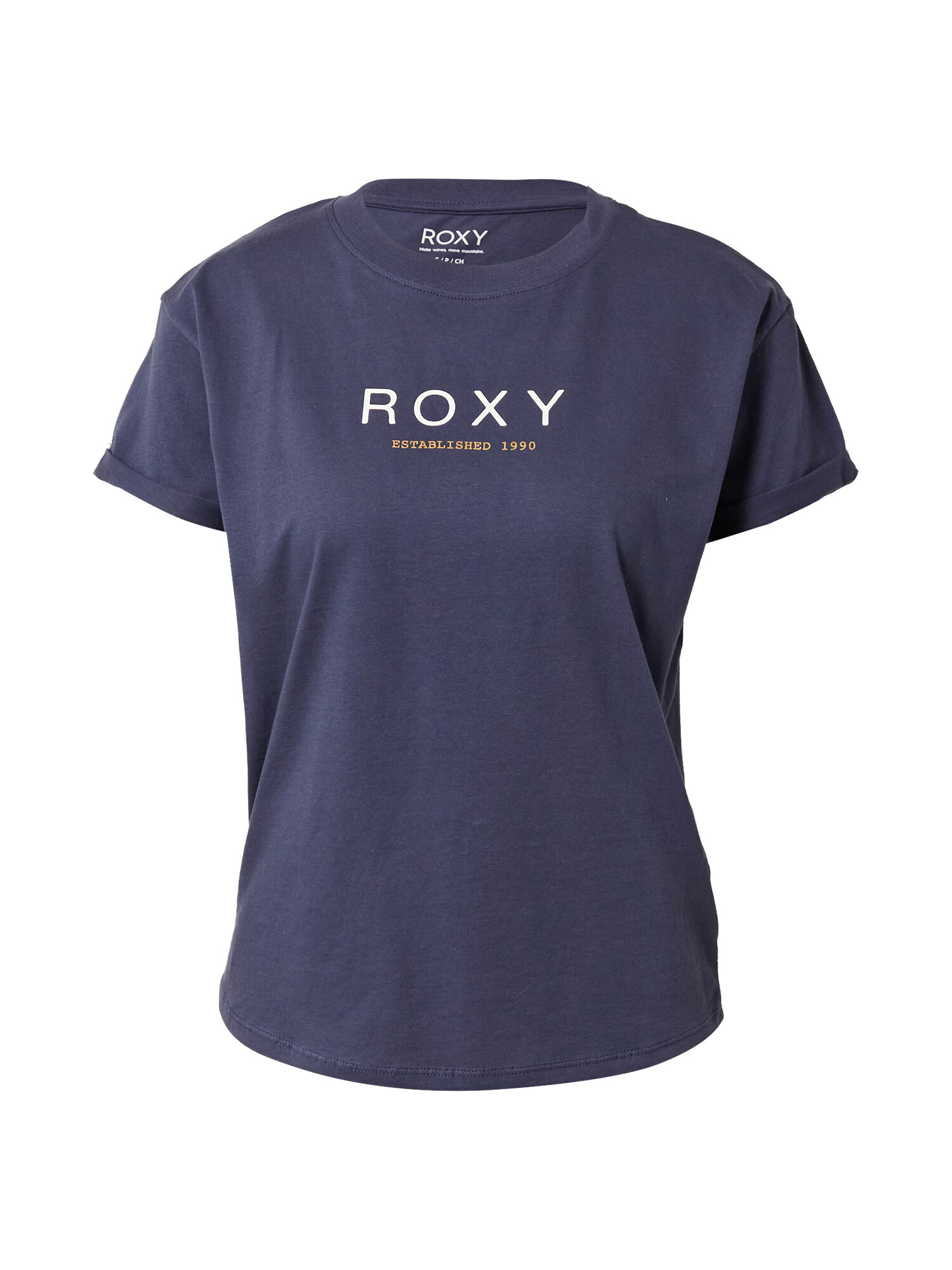 ROXY Tricou indigo / galben auriu / alb - Pled.ro