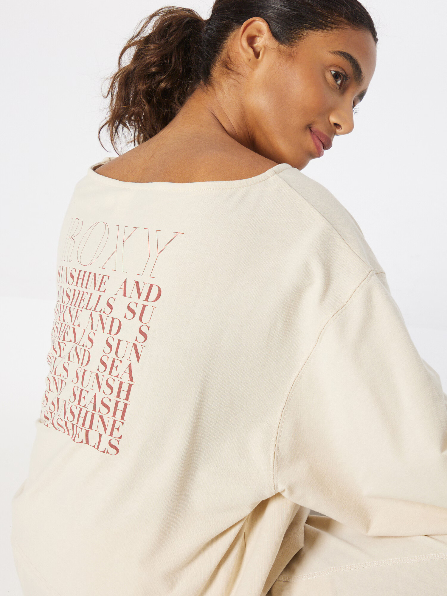 ROXY Tricou 'NEXT SEE' bej - Pled.ro