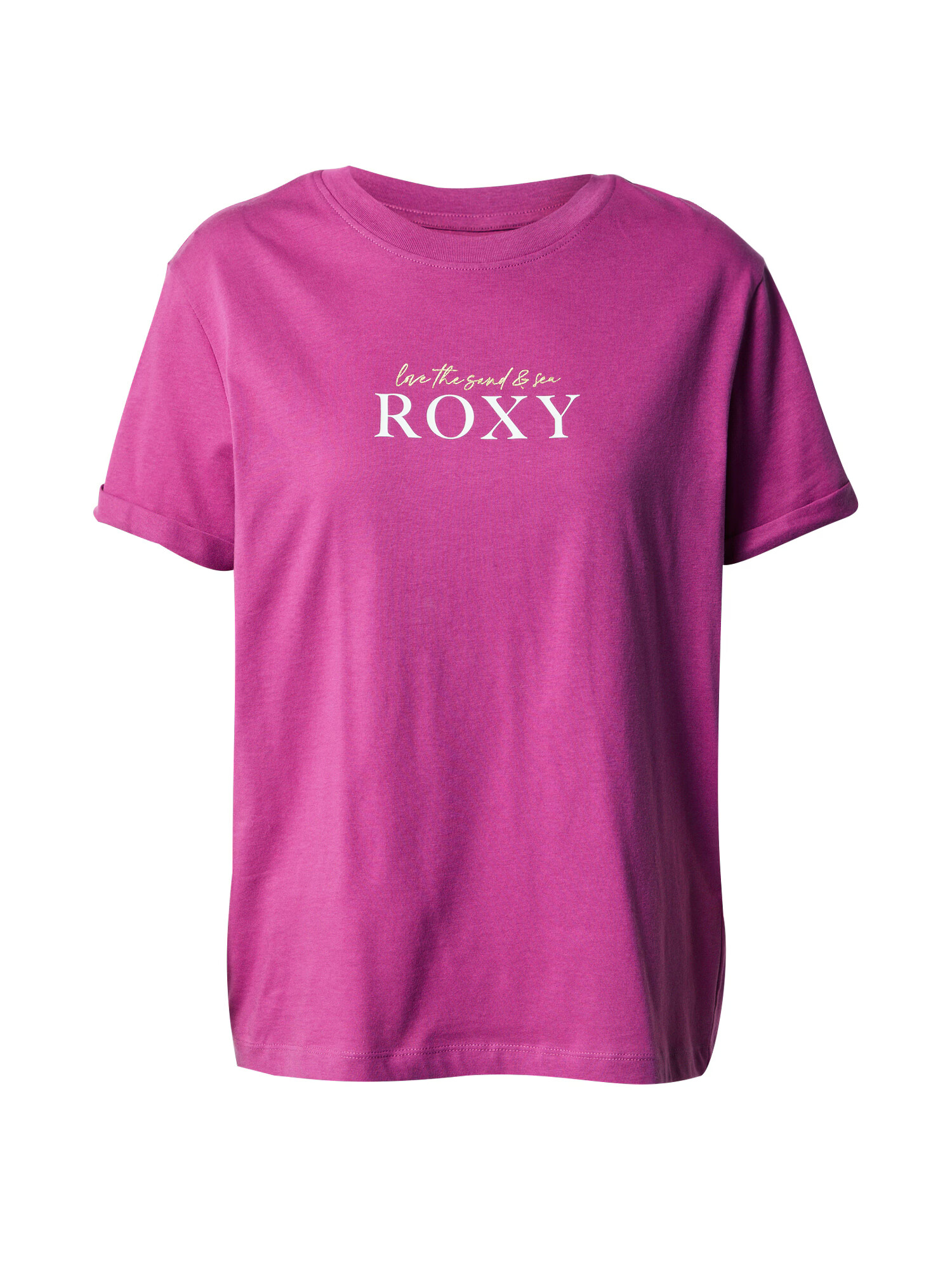 ROXY Tricou 'NOON OCEAN' mov orhidee / alb - Pled.ro