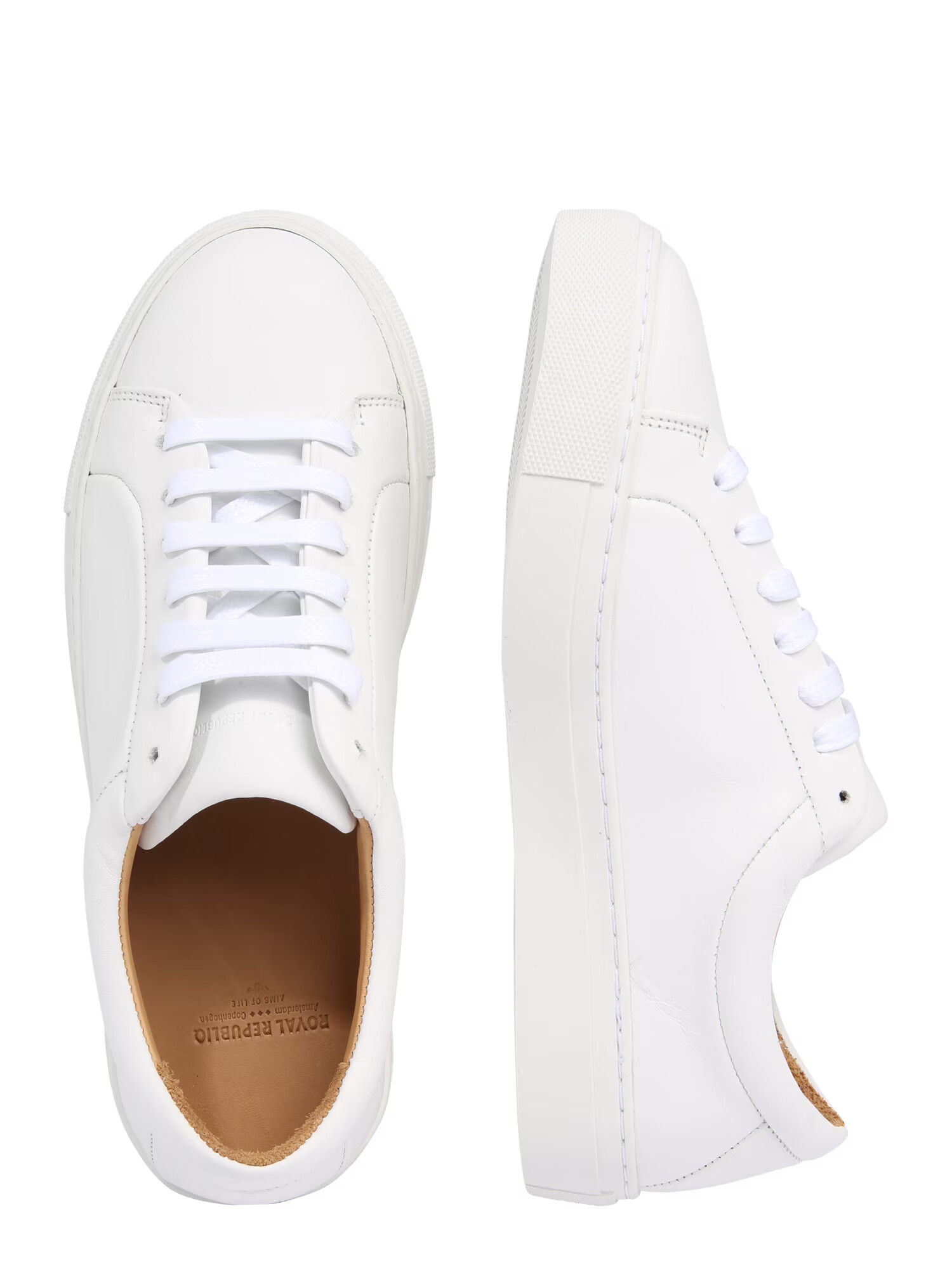 ROYAL REPUBLIQ Sneaker low 'Elpique Derby' alb - Pled.ro