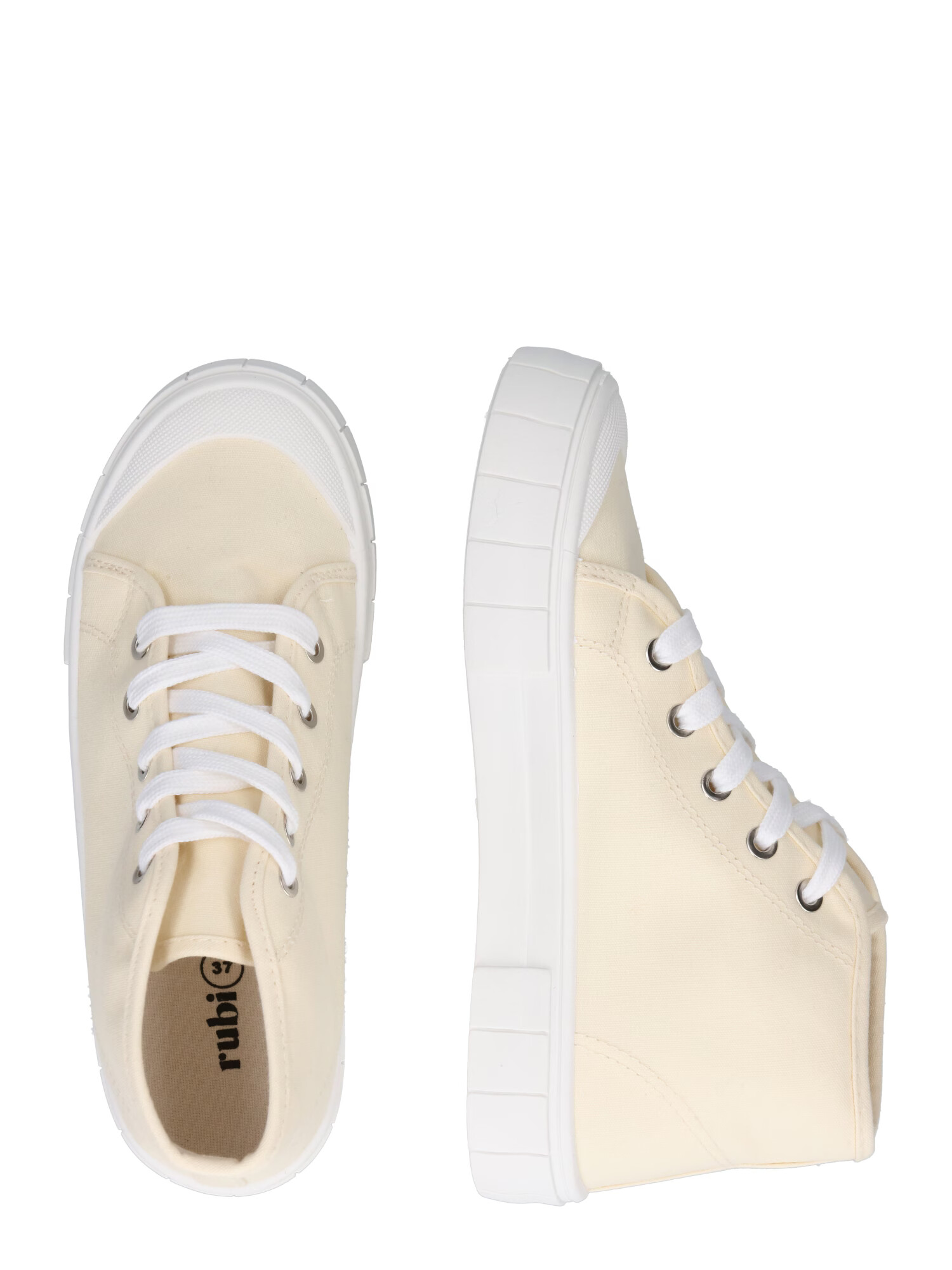 rubi Sneaker înalt 'PEGGY' culoarea pielii / alb - Pled.ro