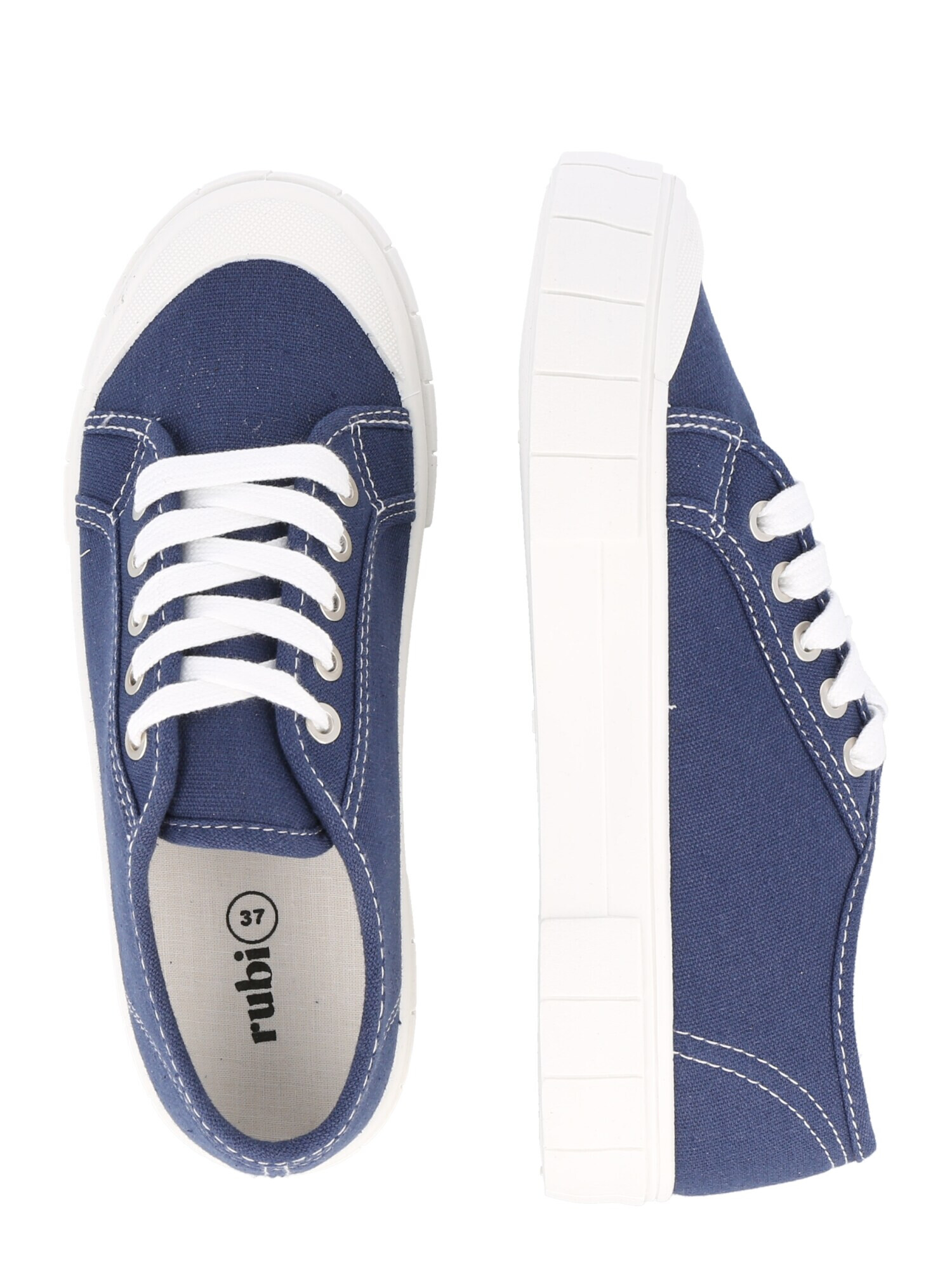 rubi Sneaker low 'PEGGY' bleumarin / alb - Pled.ro