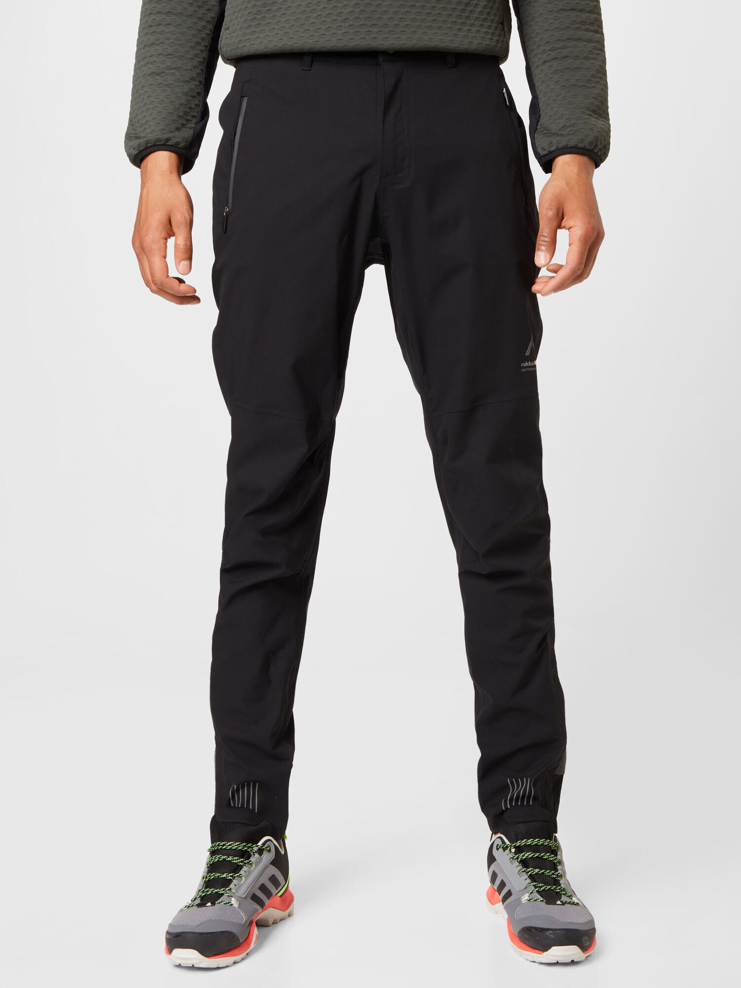 Rukka Pantaloni outdoor 'RIPATTI' gri / negru - Pled.ro