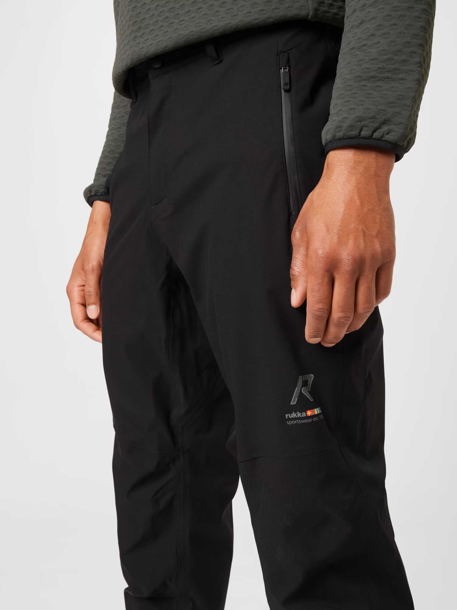 Rukka Pantaloni outdoor 'RIPATTI' gri / negru - Pled.ro