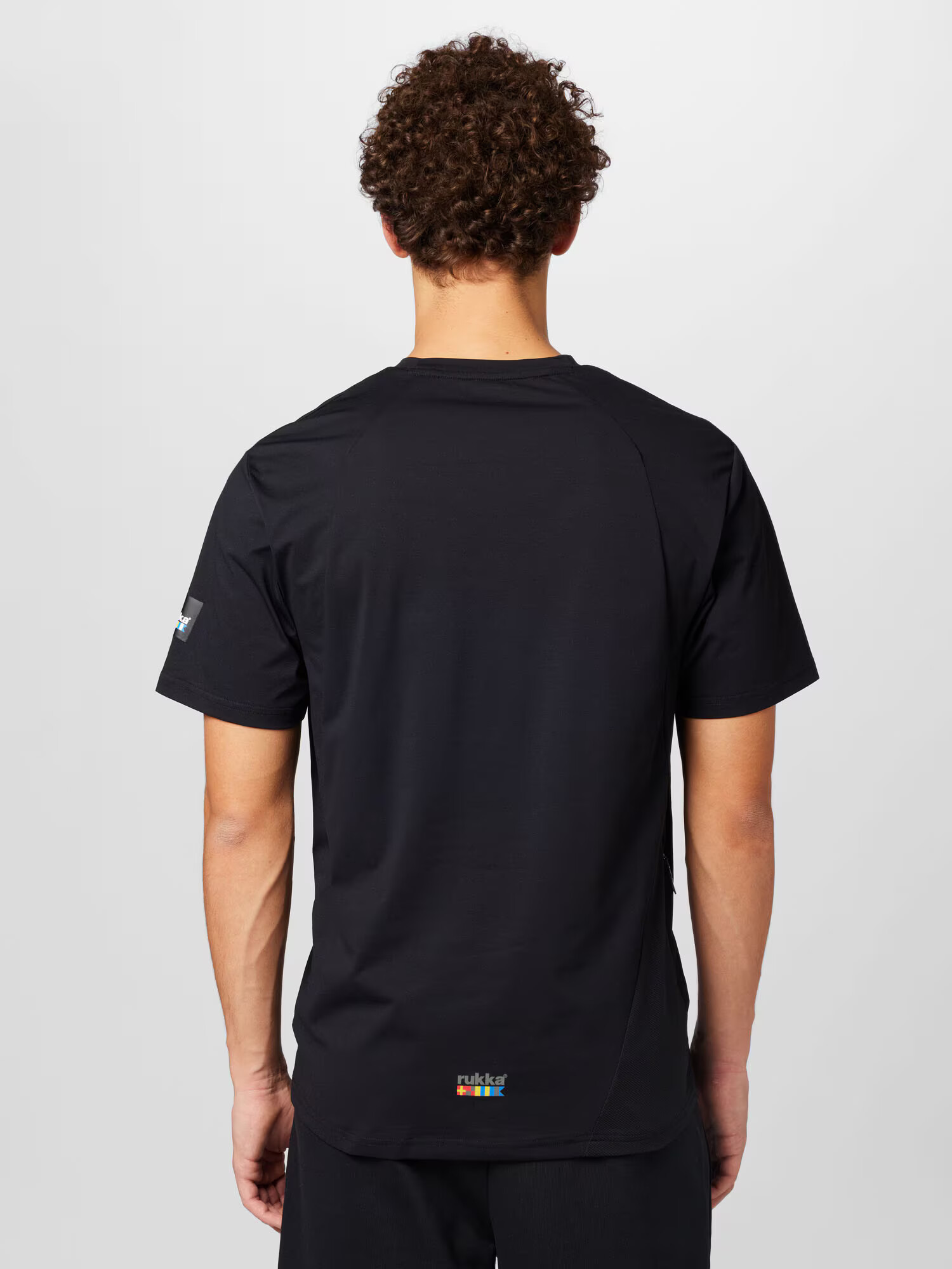 Rukka Tricou funcțional 'MAHILU' negru / alb - Pled.ro