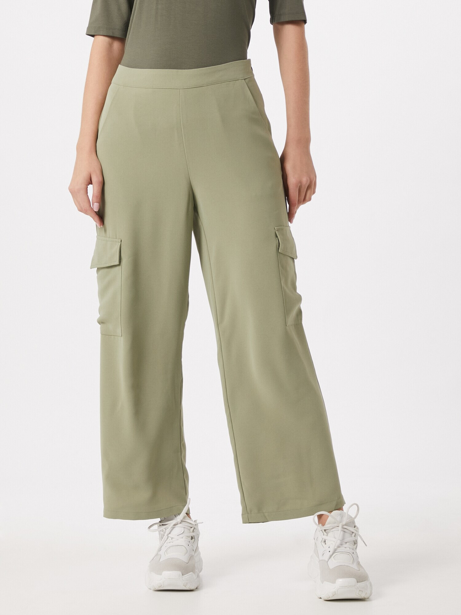 Rut & Circle Pantaloni cu buzunare verde deschis - Pled.ro