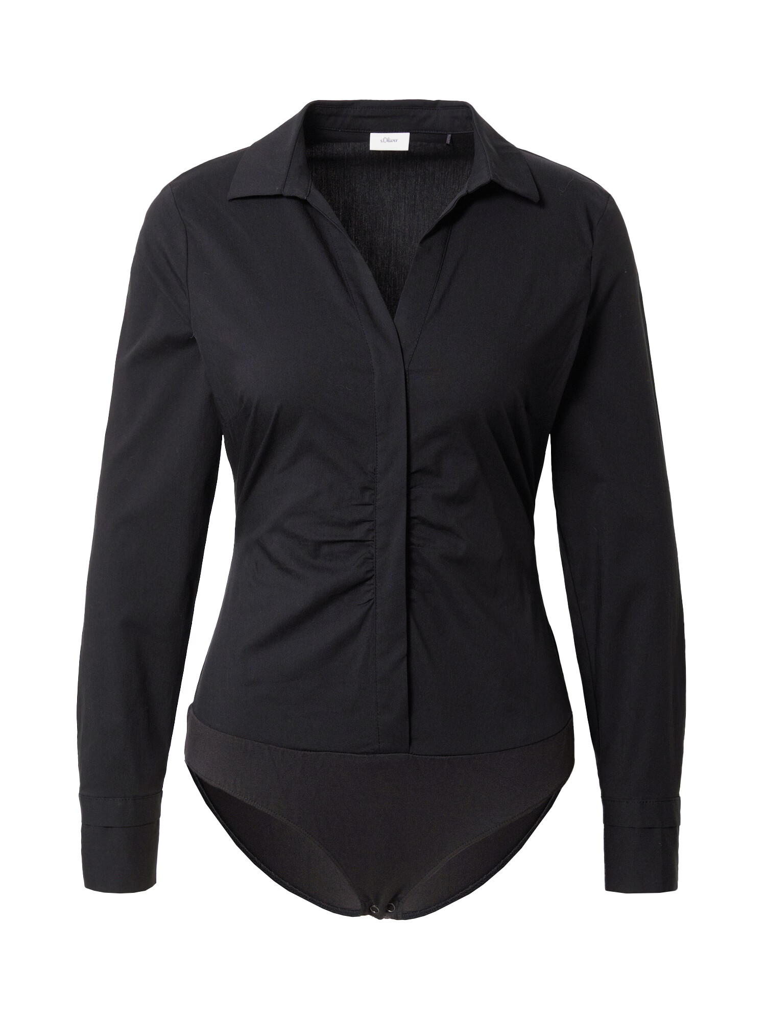 s.Oliver BLACK LABEL Bluză body negru - Pled.ro