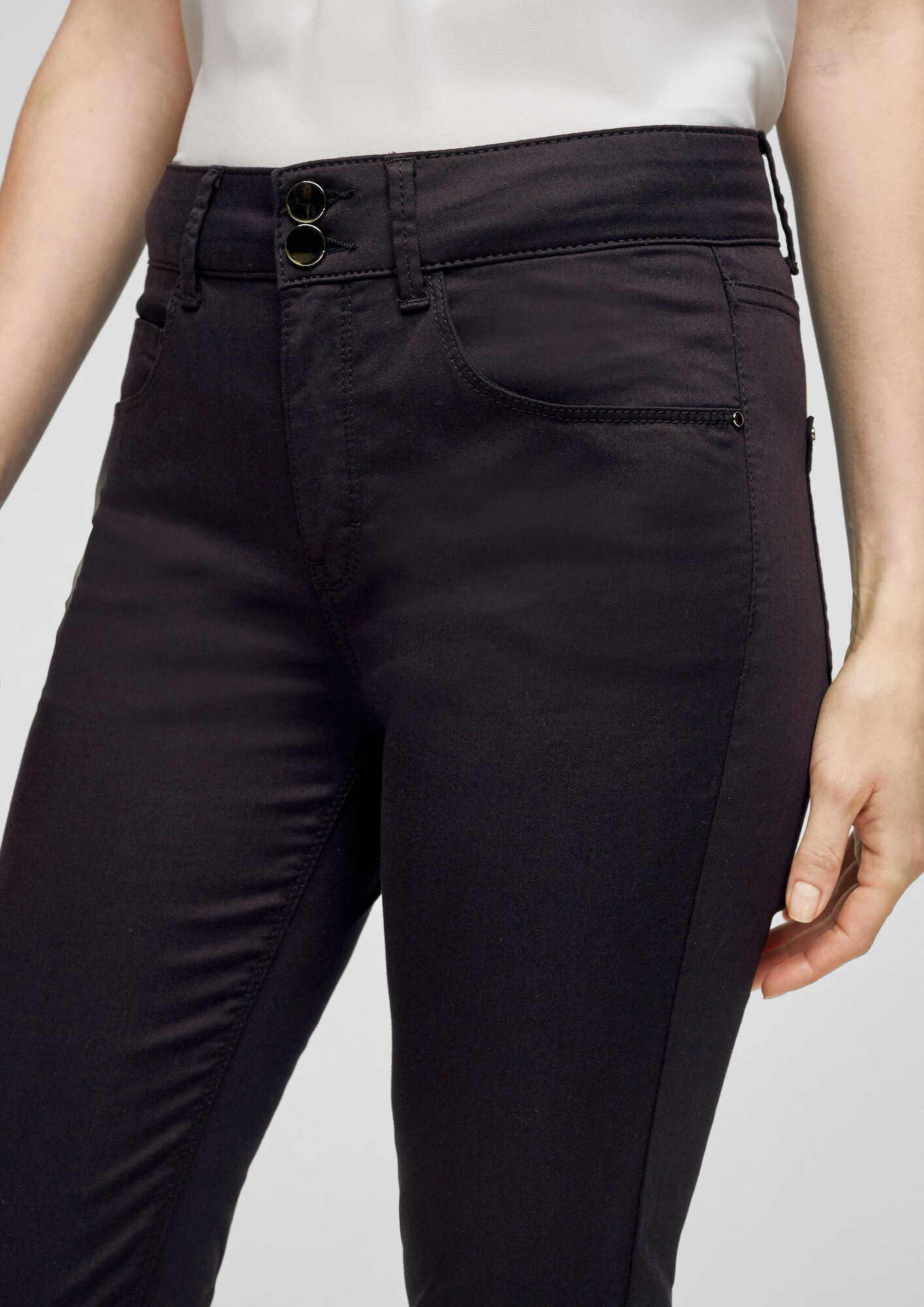 s.Oliver BLACK LABEL Pantaloni albastru noapte - Pled.ro