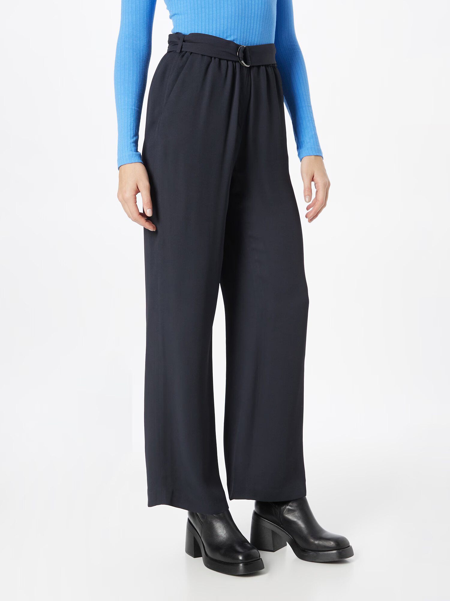 s.Oliver BLACK LABEL Pantaloni bleumarin - Pled.ro