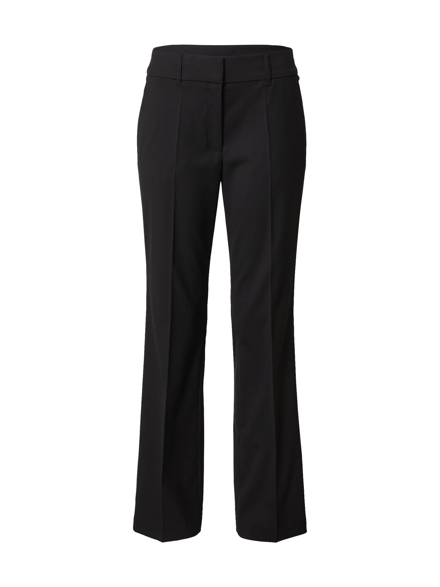 s.Oliver BLACK LABEL Pantaloni cu dungă negru - Pled.ro