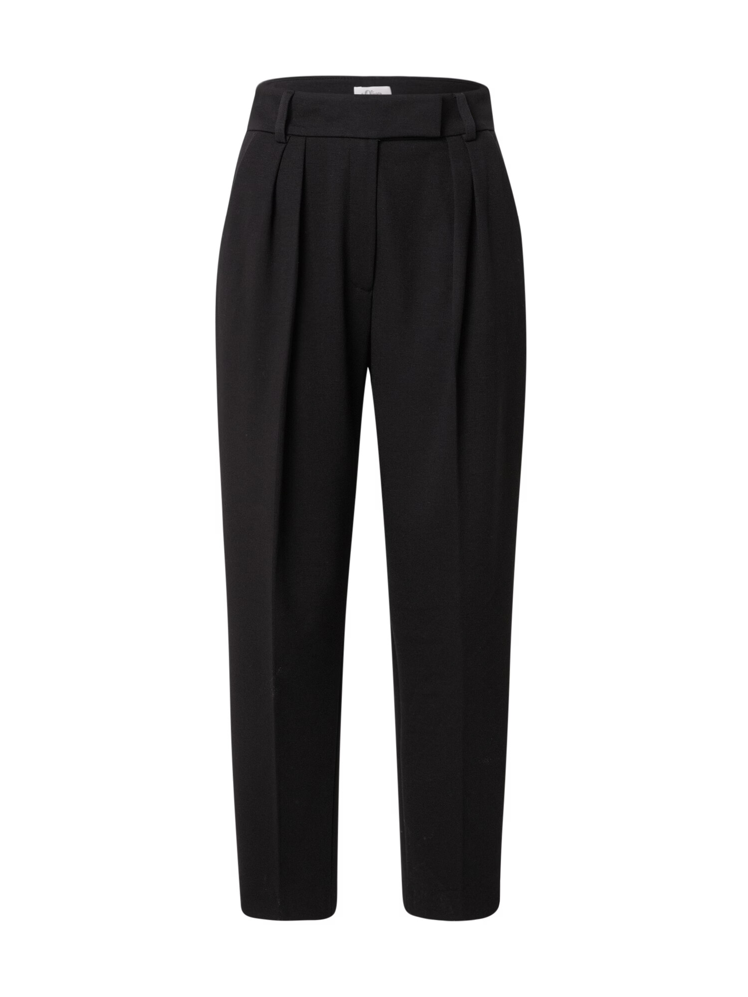 s.Oliver BLACK LABEL Pantaloni cutați negru - Pled.ro