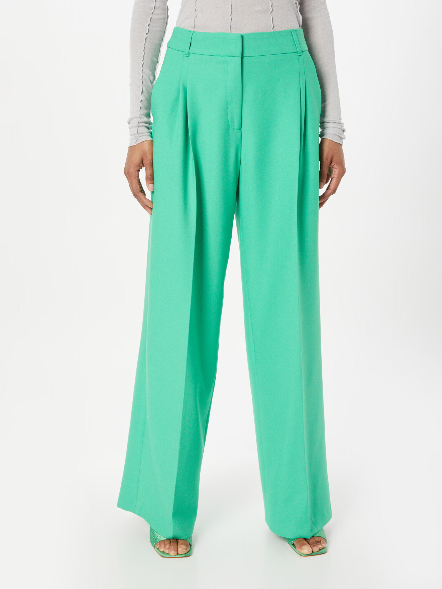 s.Oliver BLACK LABEL Pantaloni cutați verde - Pled.ro