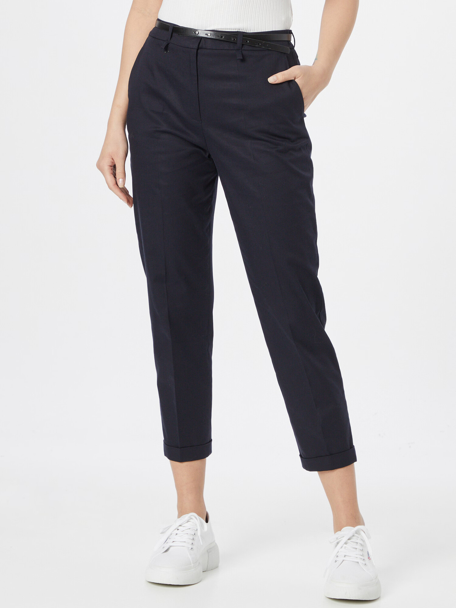 s.Oliver BLACK LABEL Pantaloni eleganți bleumarin - Pled.ro