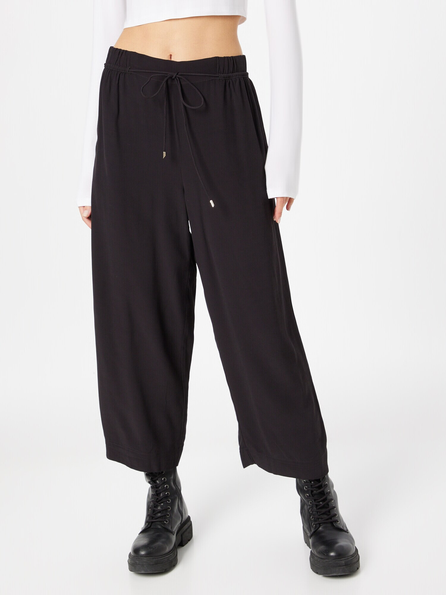 s.Oliver BLACK LABEL Pantaloni negru - Pled.ro