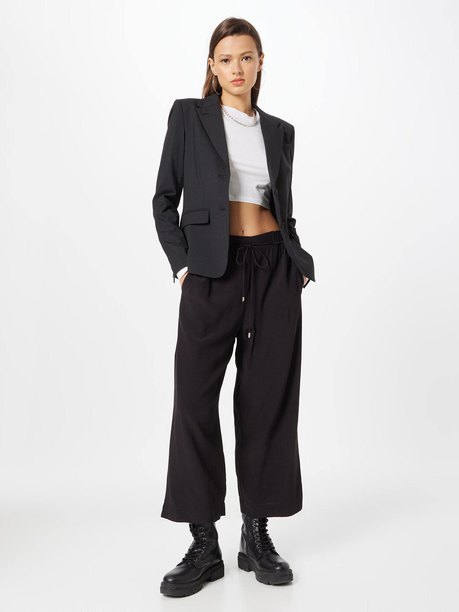 s.Oliver BLACK LABEL Pantaloni negru - Pled.ro