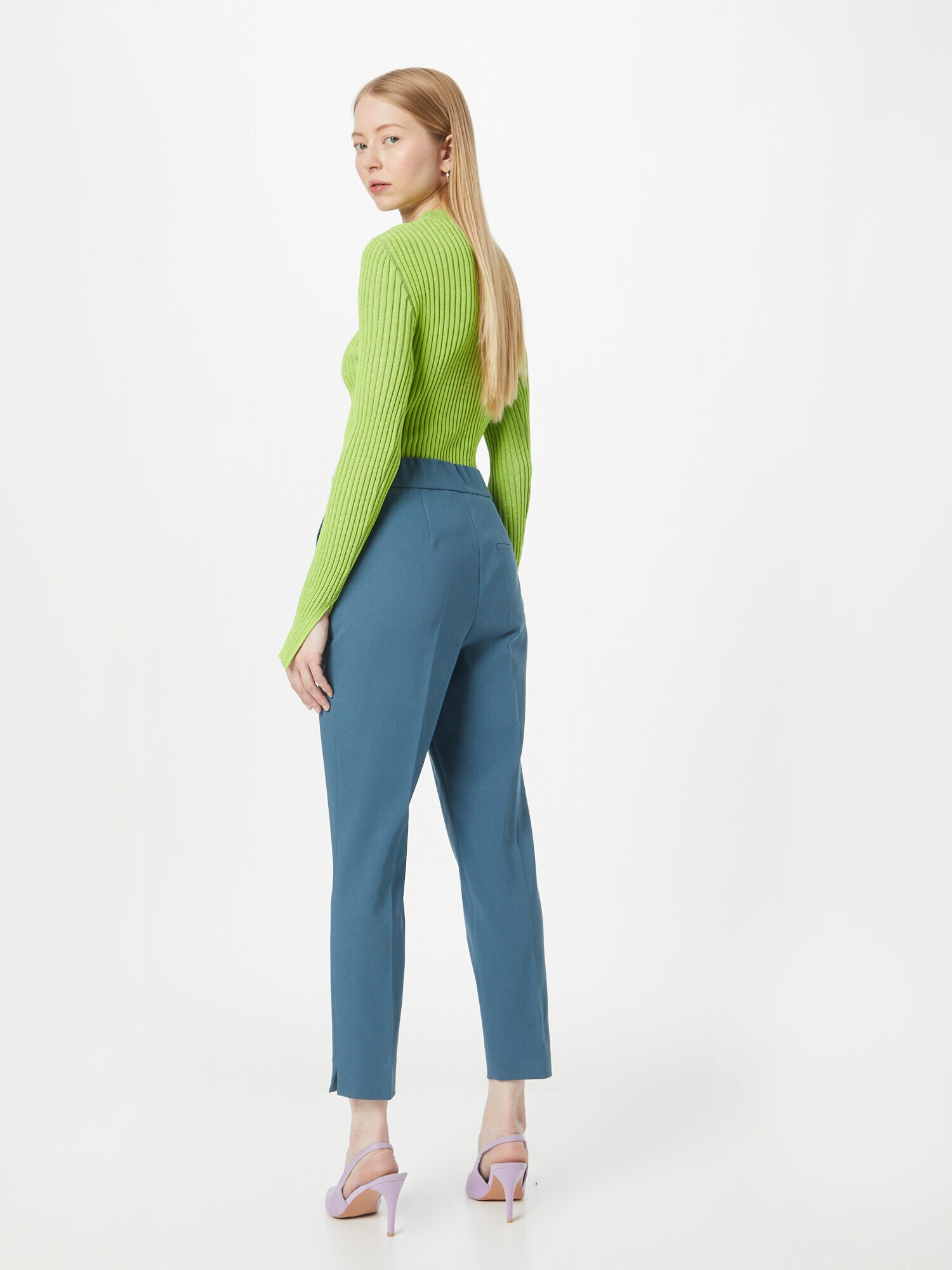 s.Oliver BLACK LABEL Pantaloni verde petrol - Pled.ro