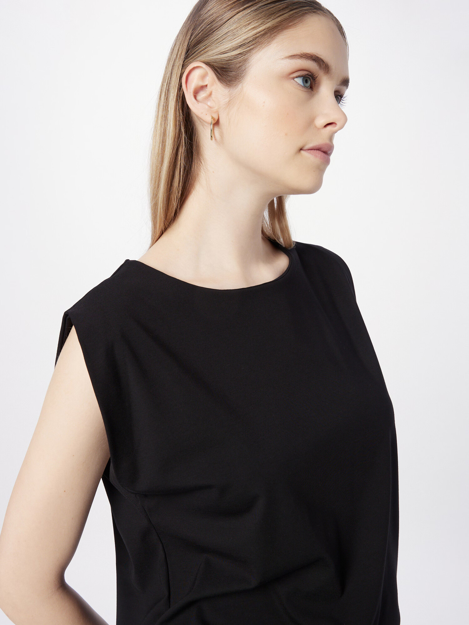 s.Oliver BLACK LABEL Top negru - Pled.ro