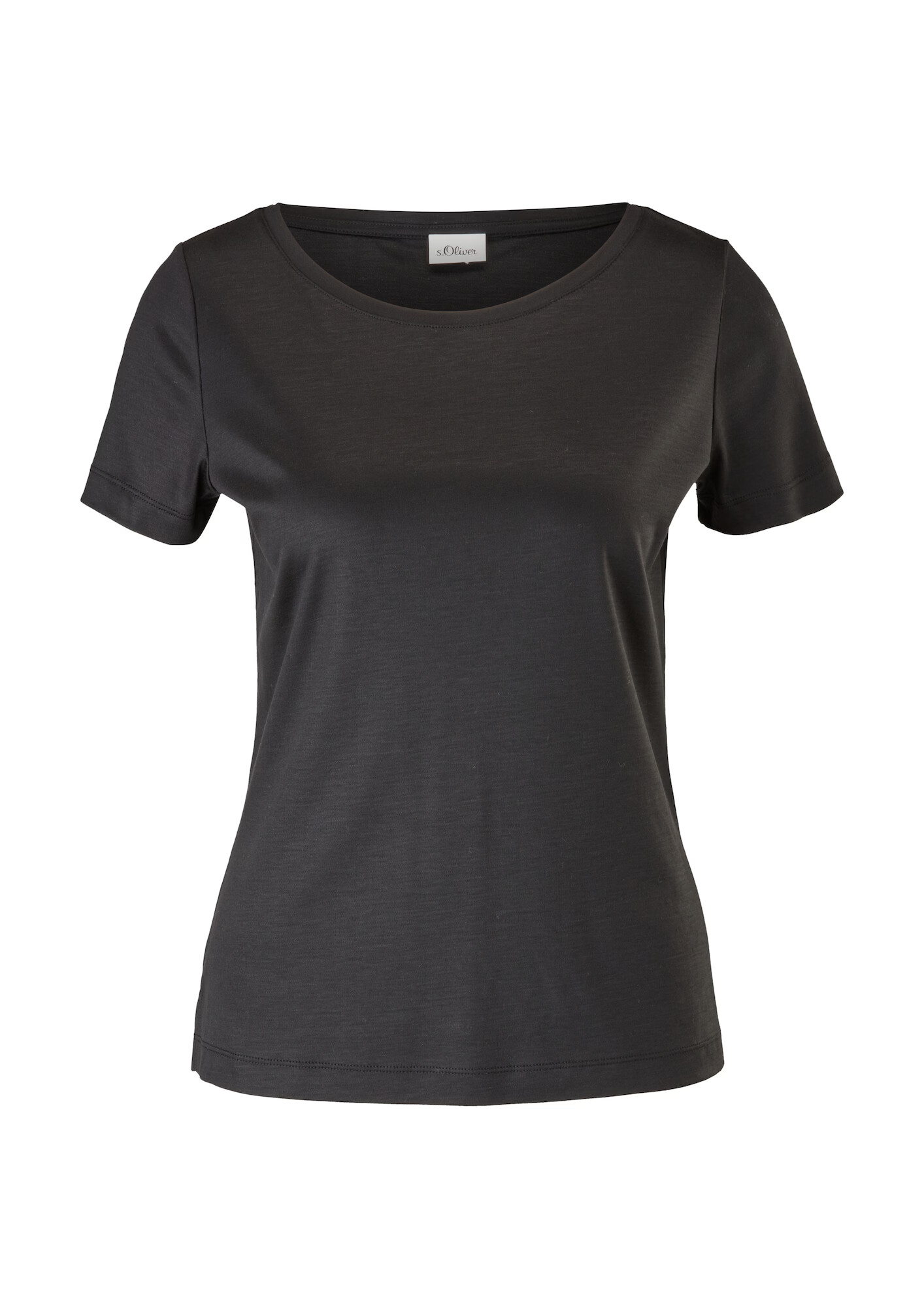 s.Oliver BLACK LABEL Tricou negru - Pled.ro