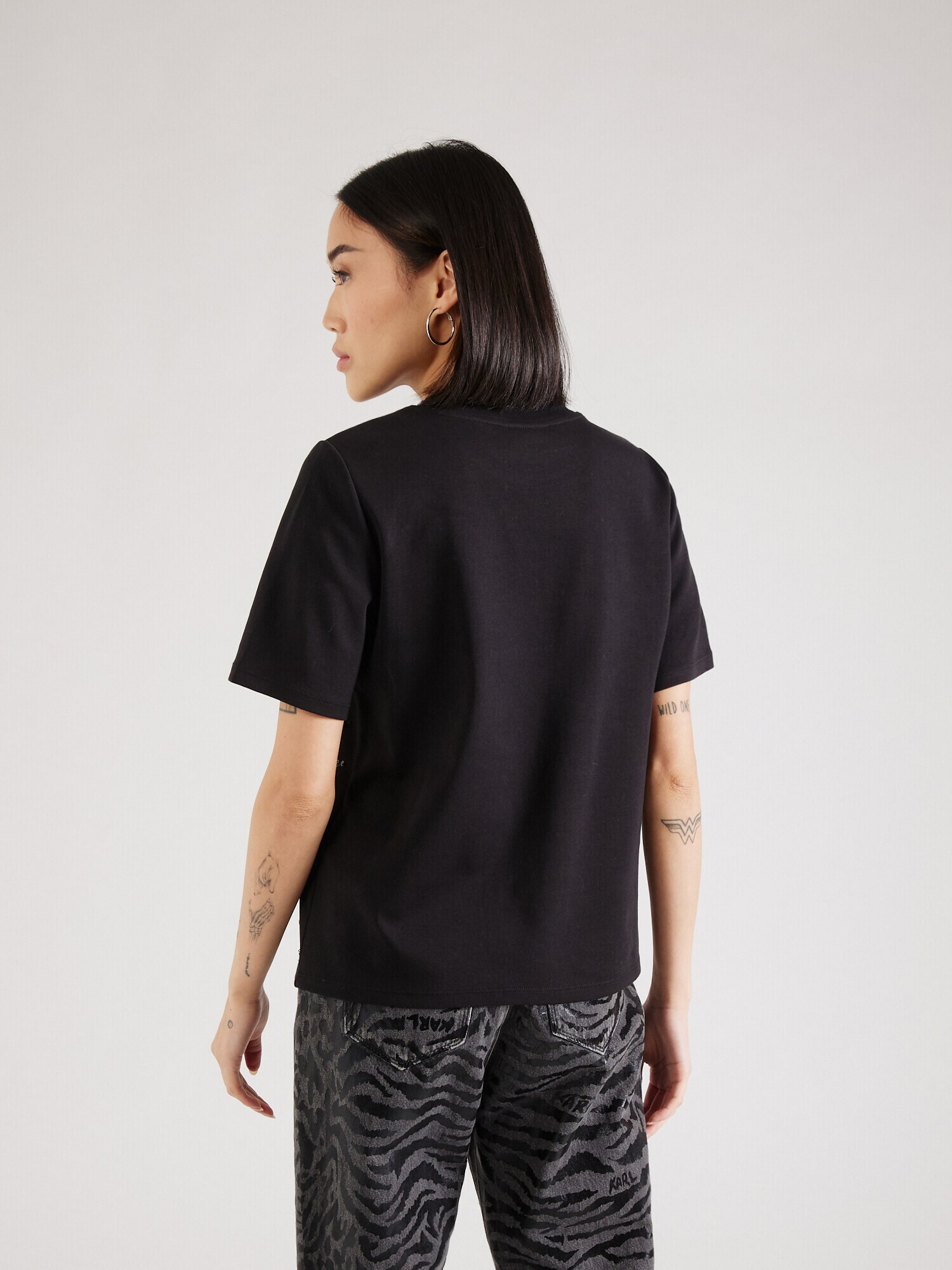 s.Oliver BLACK LABEL Tricou negru - Pled.ro