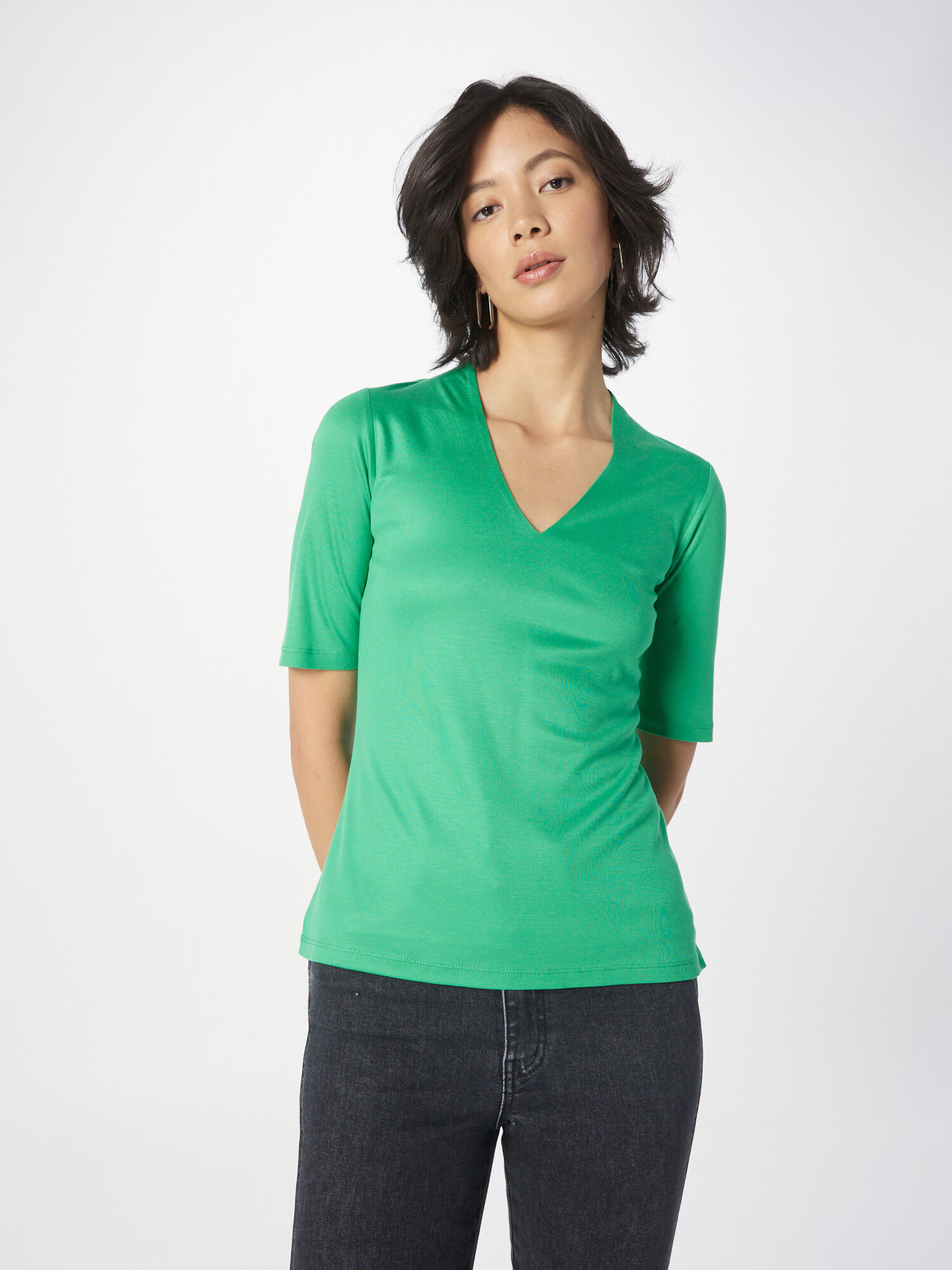 s.Oliver BLACK LABEL Tricou verde iarbă - Pled.ro