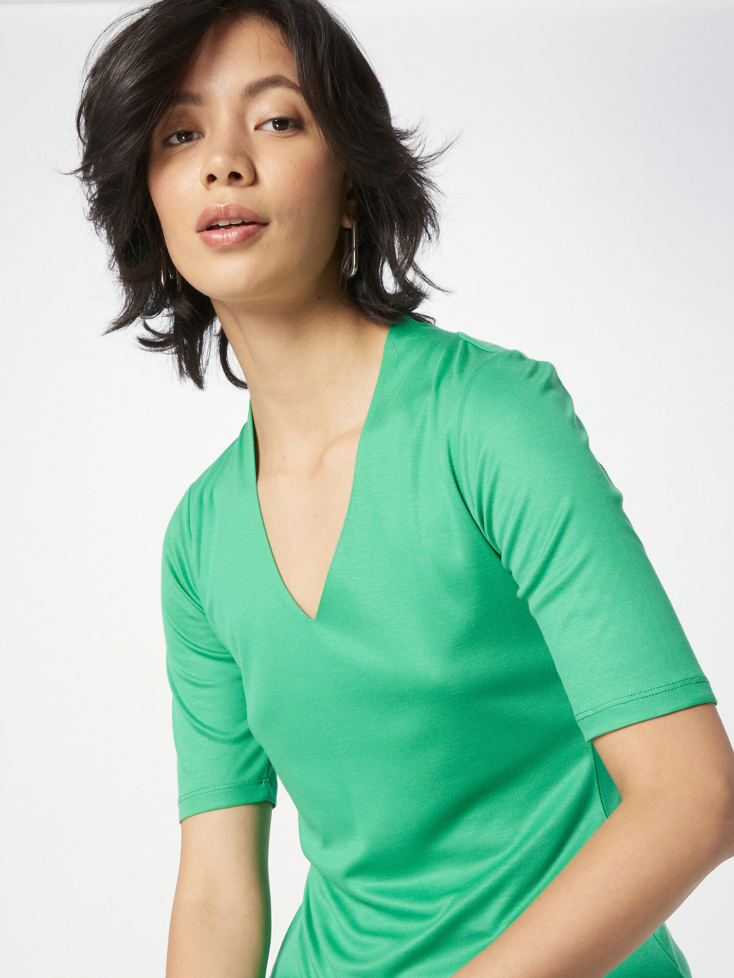 s.Oliver BLACK LABEL Tricou verde iarbă - Pled.ro