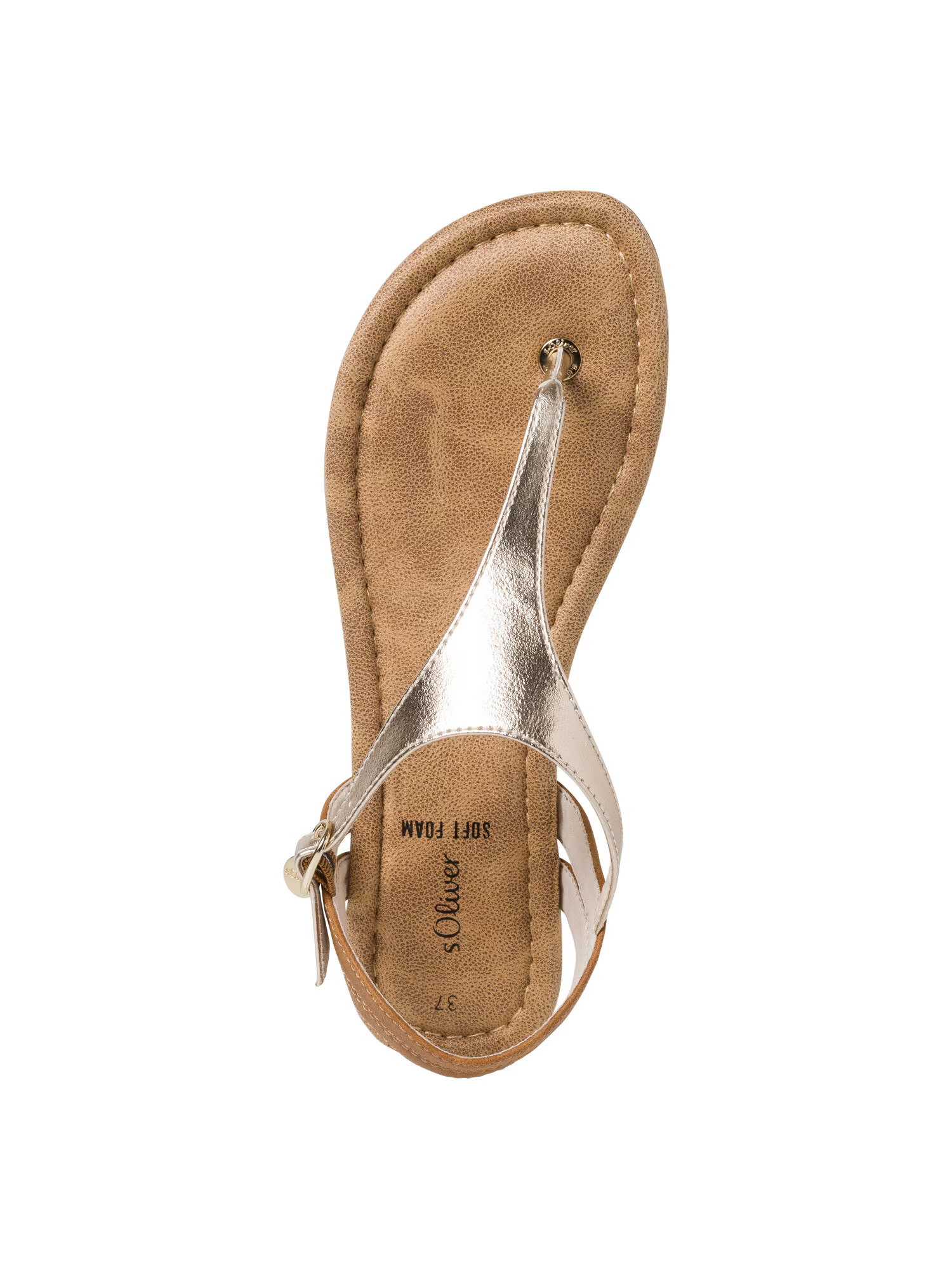 s.Oliver Flip-flops auriu - Pled.ro