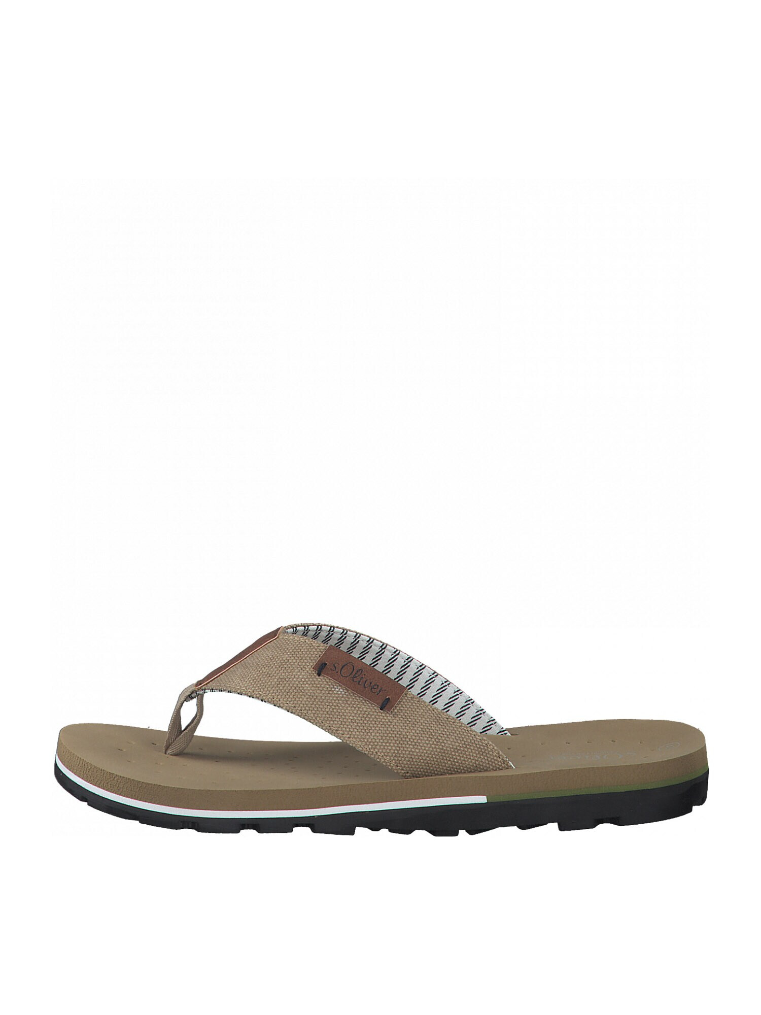 s.Oliver Flip-flops bej / maro - Pled.ro