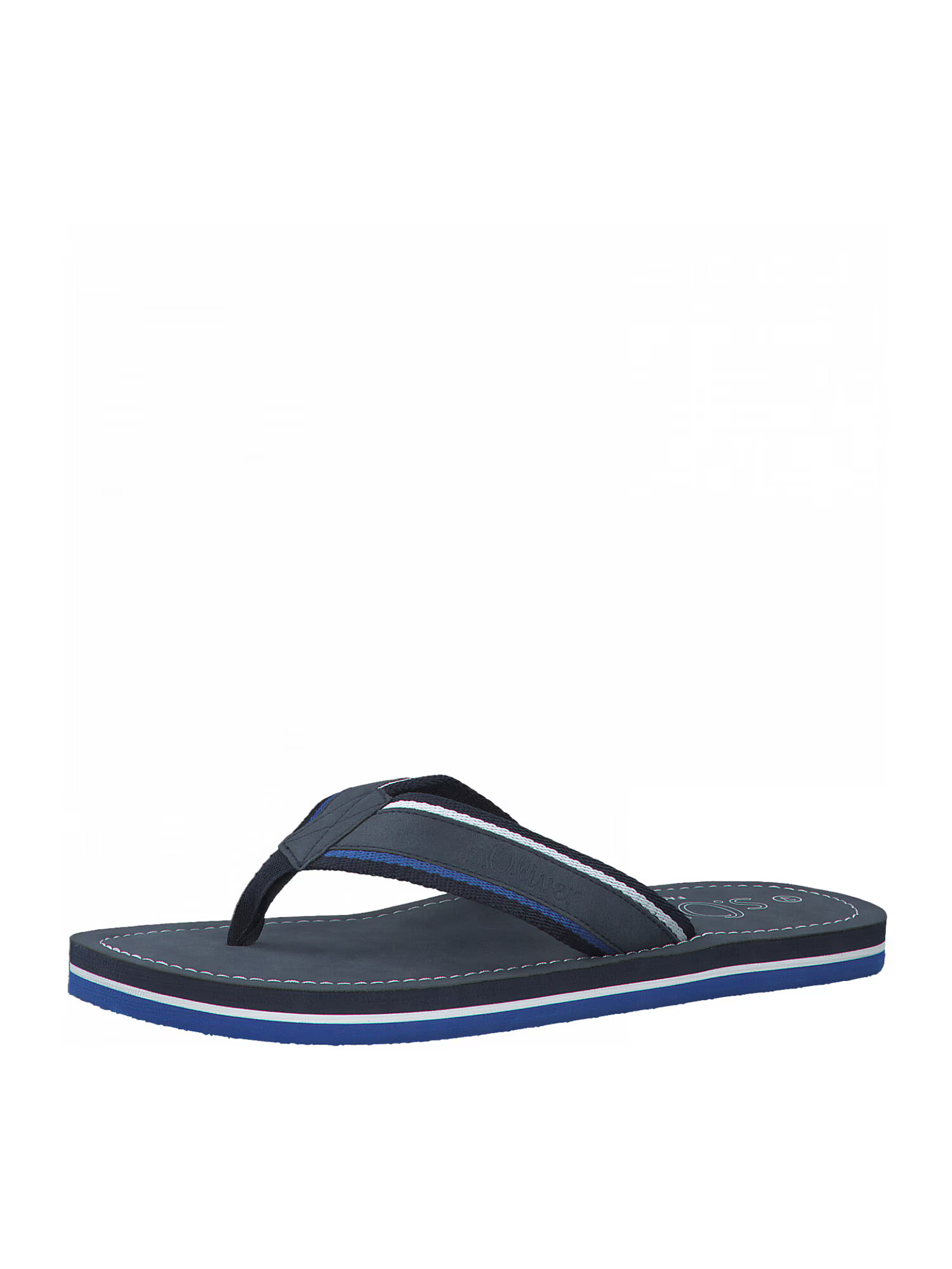 s.Oliver Flip-flops bleumarin / albastru închis / alb - Pled.ro