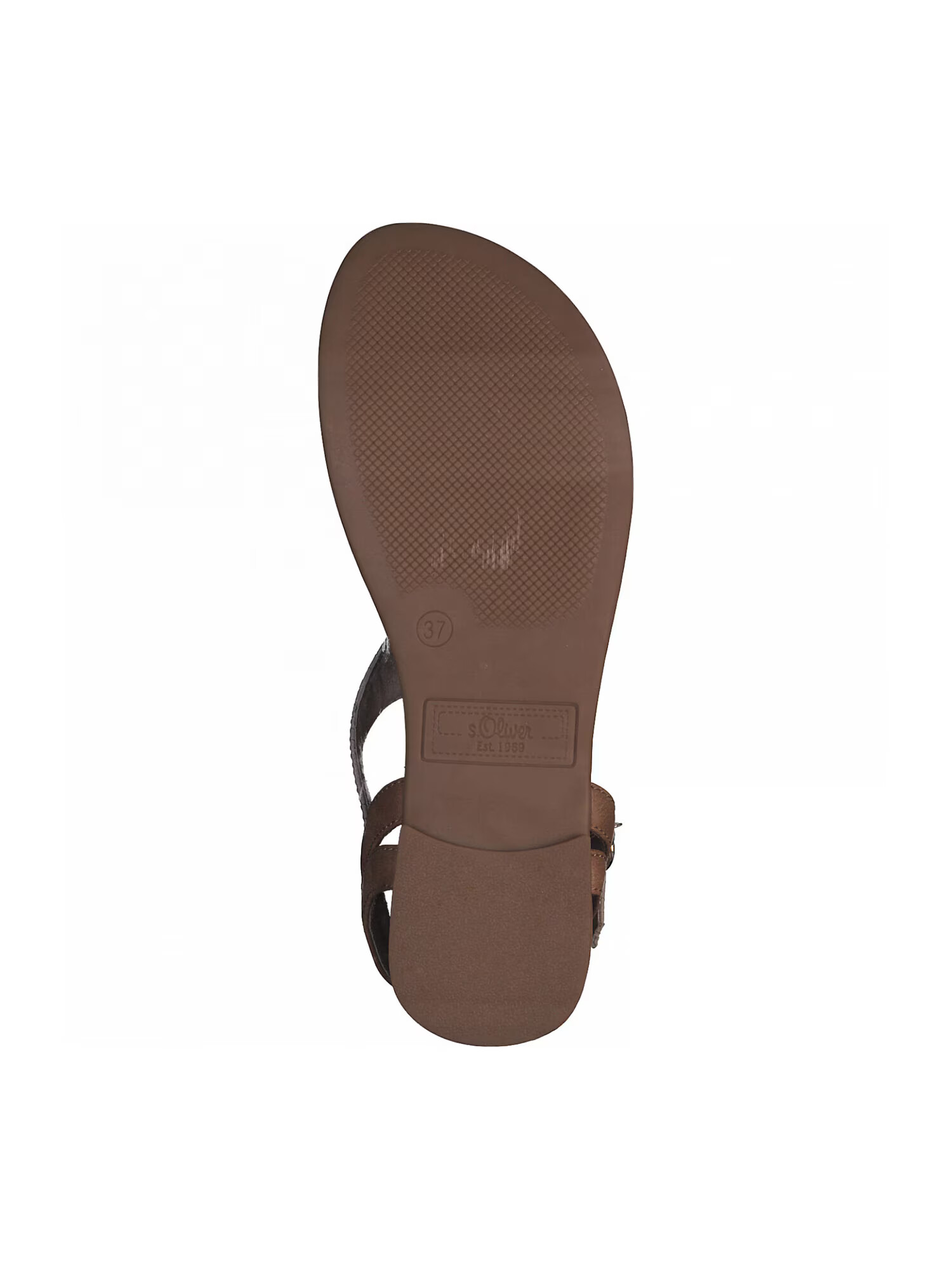 s.Oliver Flip-flops gri / argintiu - Pled.ro