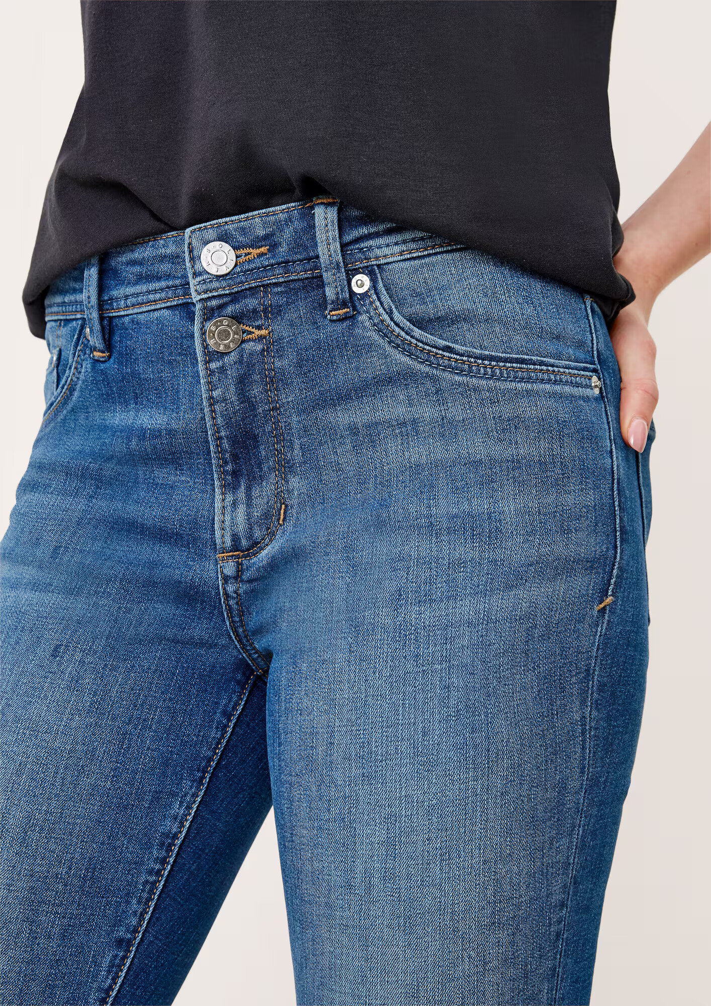 s.Oliver Jeans albastru - Pled.ro