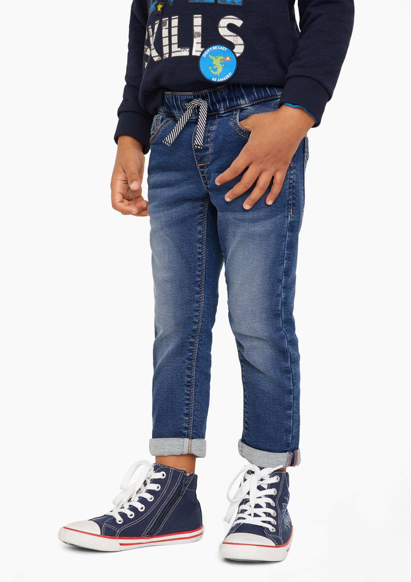 s.Oliver Jeans albastru denim - Pled.ro