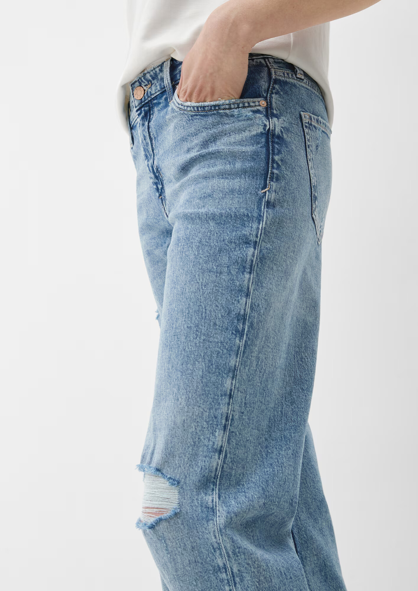 s.Oliver Jeans albastru denim - Pled.ro