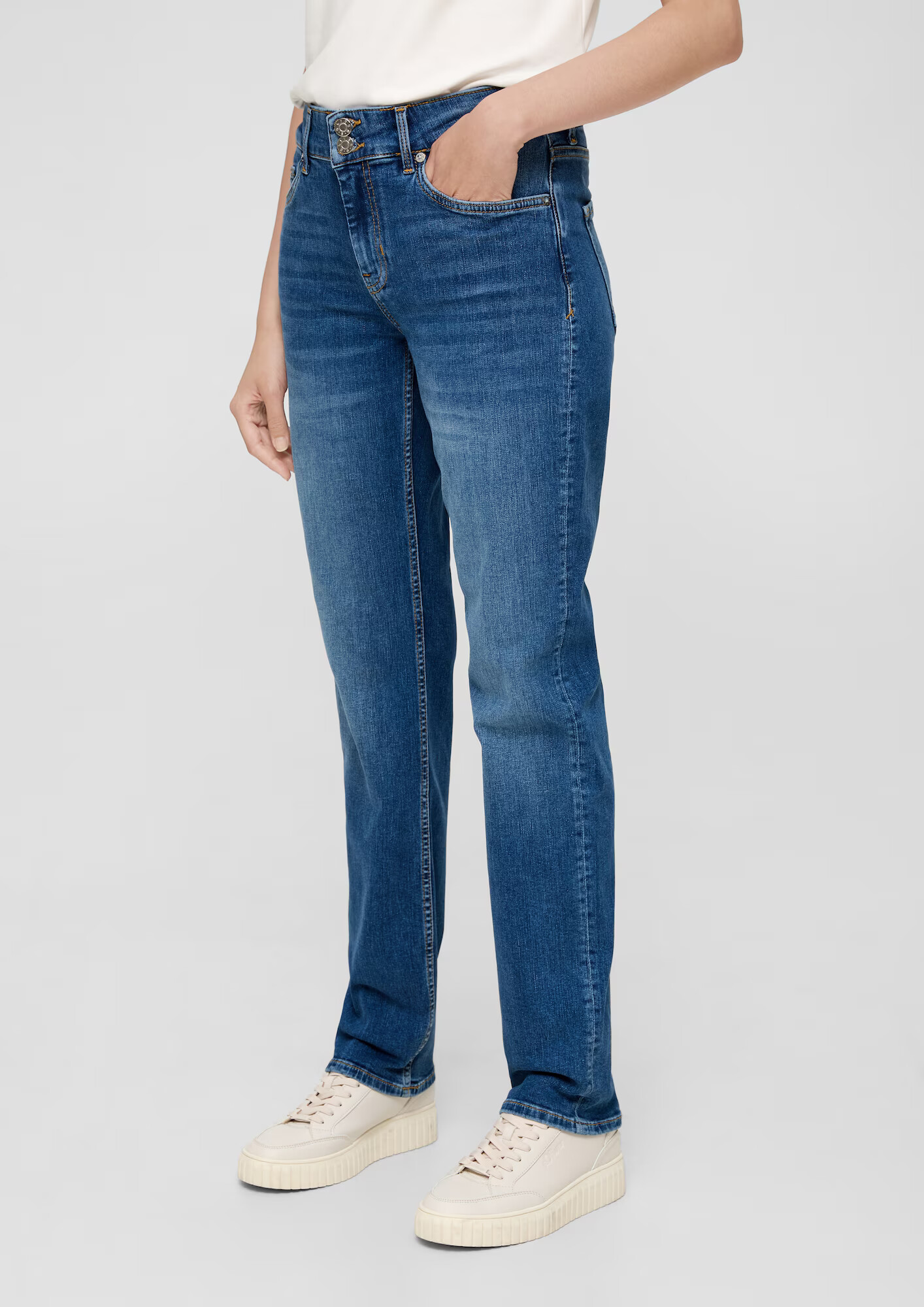 s.Oliver Jeans albastru denim - Pled.ro