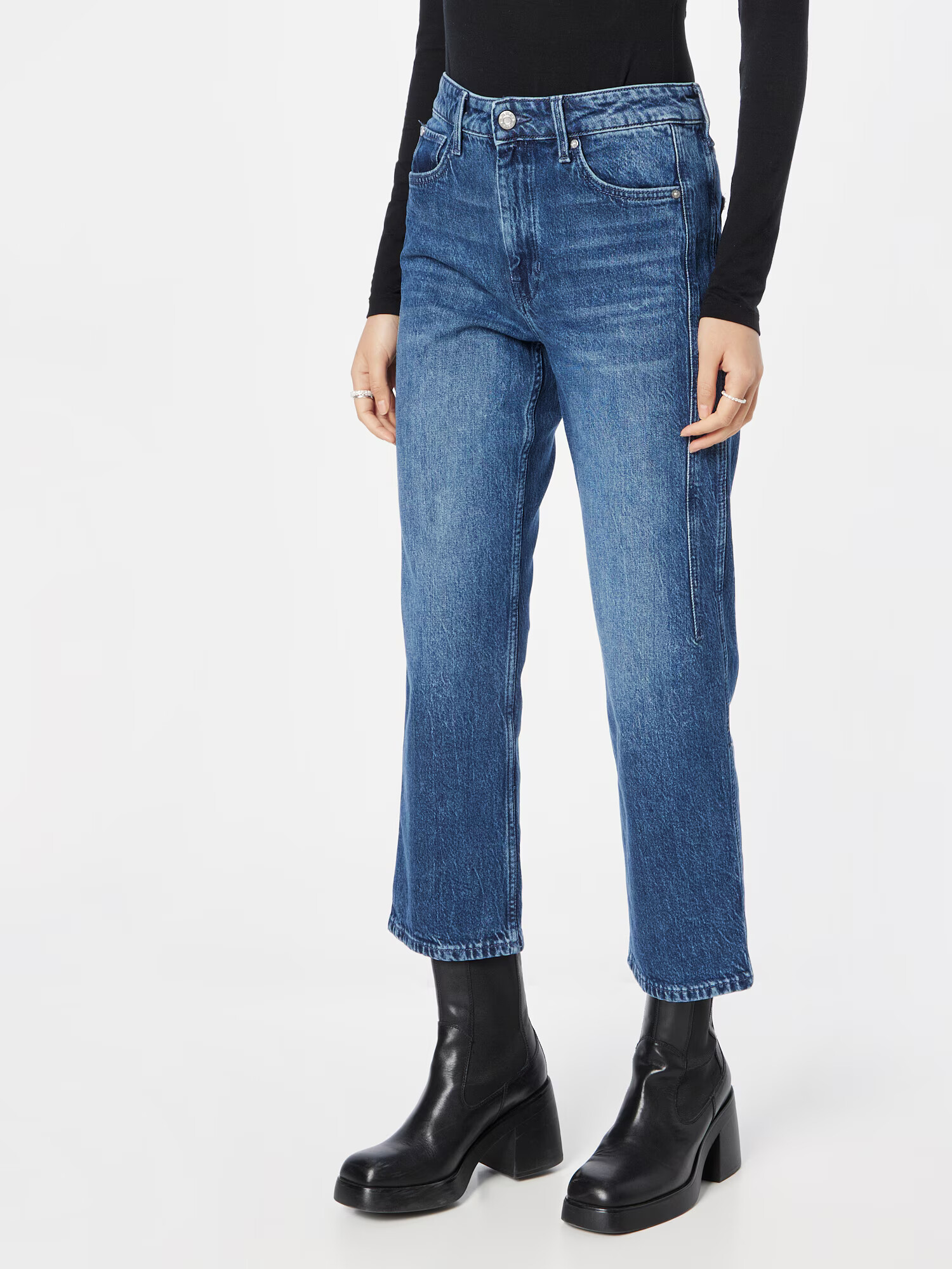 s.Oliver Jeans albastru denim - Pled.ro