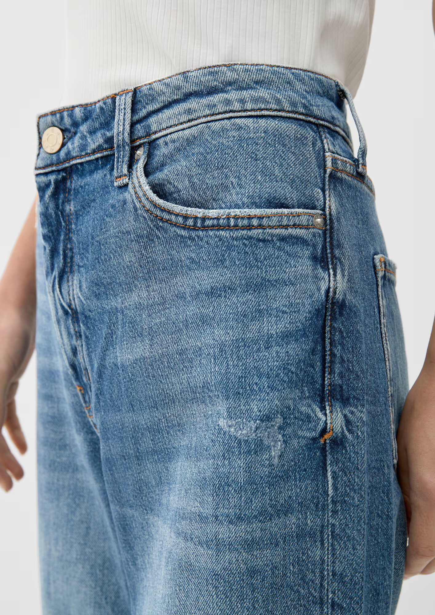 s.Oliver Jeans albastru denim - Pled.ro