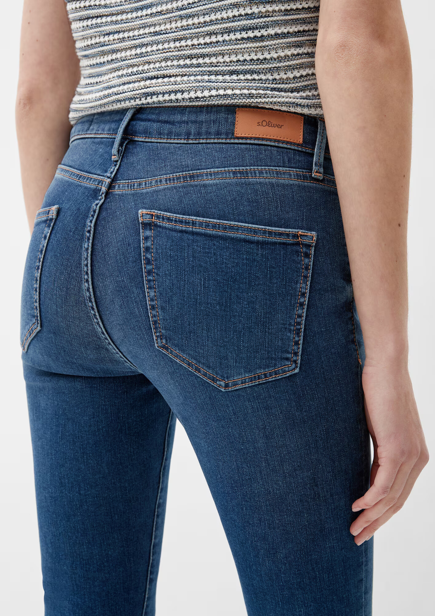 s.Oliver Jeans albastru denim - Pled.ro